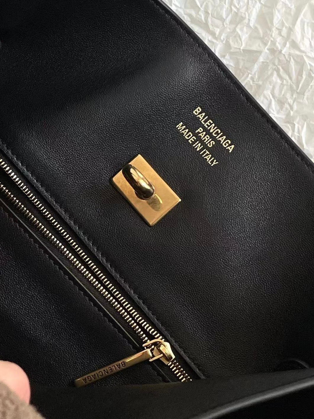 Balenciaga Bel Air Hobo Bag with Belt Buckle Detail