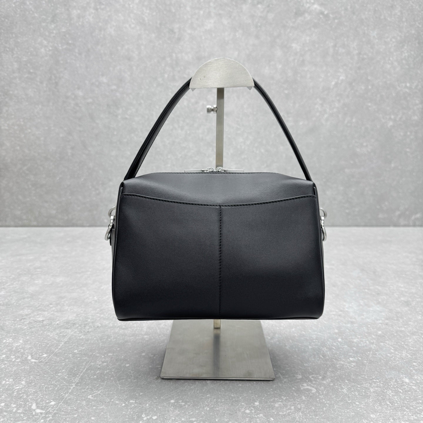 Balenciaga Rodeo Camera Bag Black Calfskin Silver