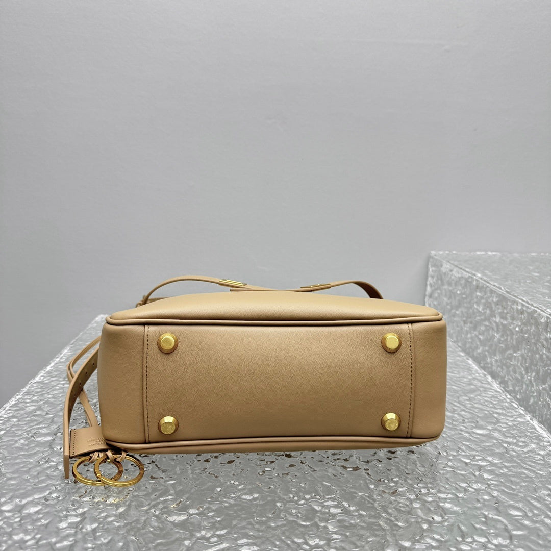 Balenciaga Bel Air Small Hobo Bag | Beige Leather Luxury Shoulder Bag