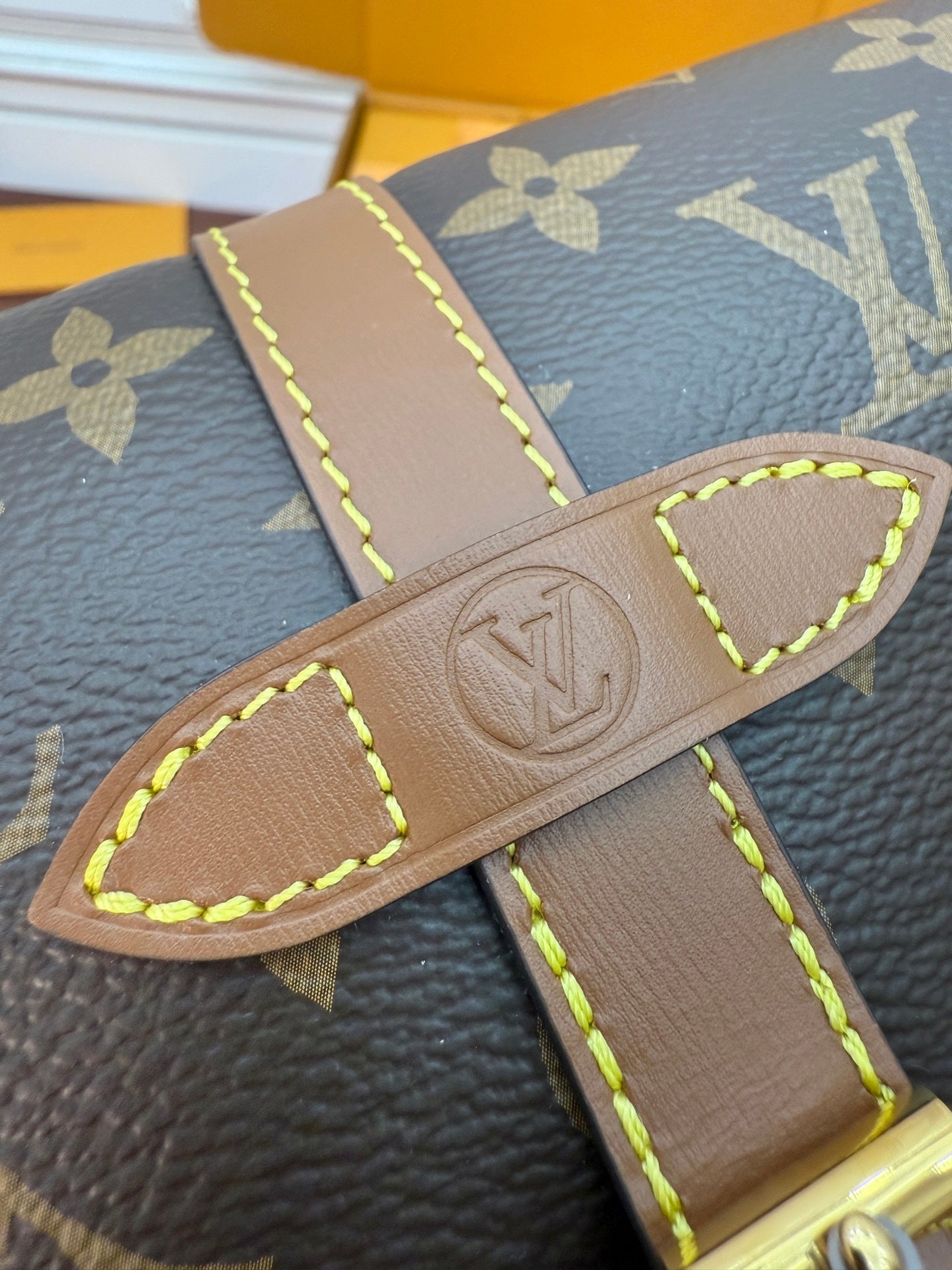 Louis Vuitton Duo BB Bag in Monogram Canvas with Gold Chain Strap