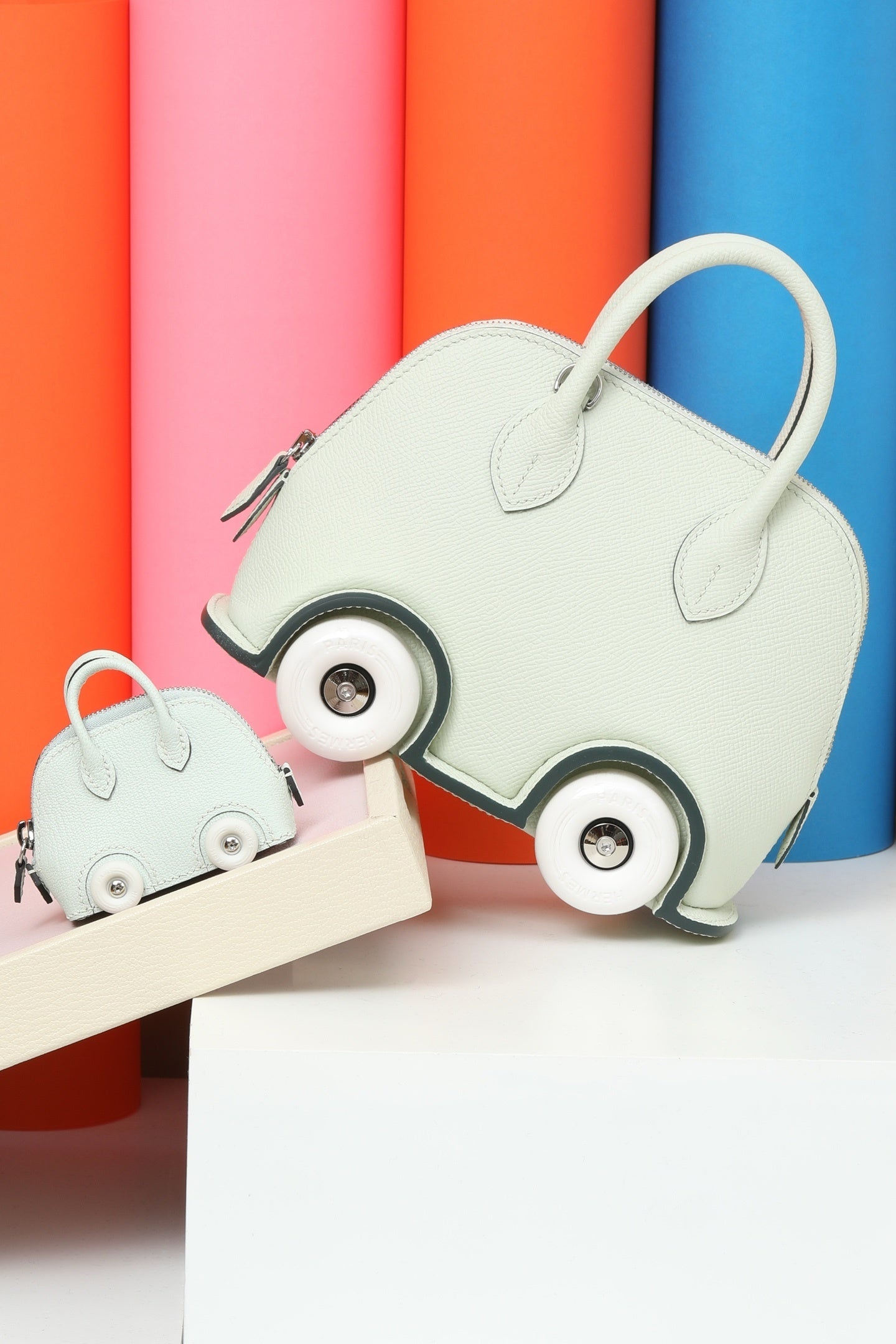 Hermès Bolide on Wheels – Iconic Designer Bag with Miniature Wheels