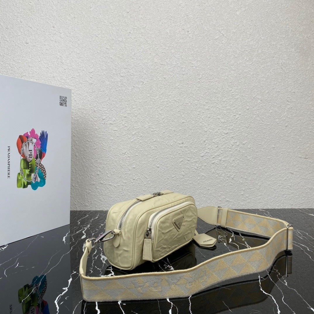 Prada Nappa Antique Leather Shoulder Bag