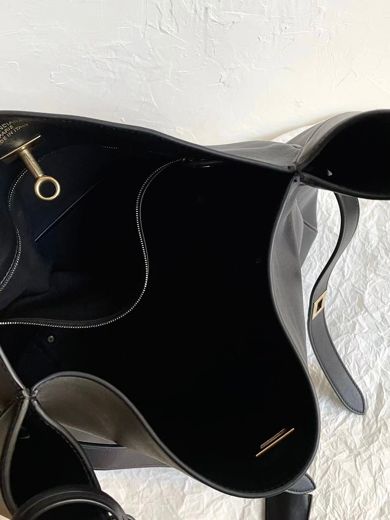 Balenciaga Bel Air Hobo Bag with Belt Buckle Detail