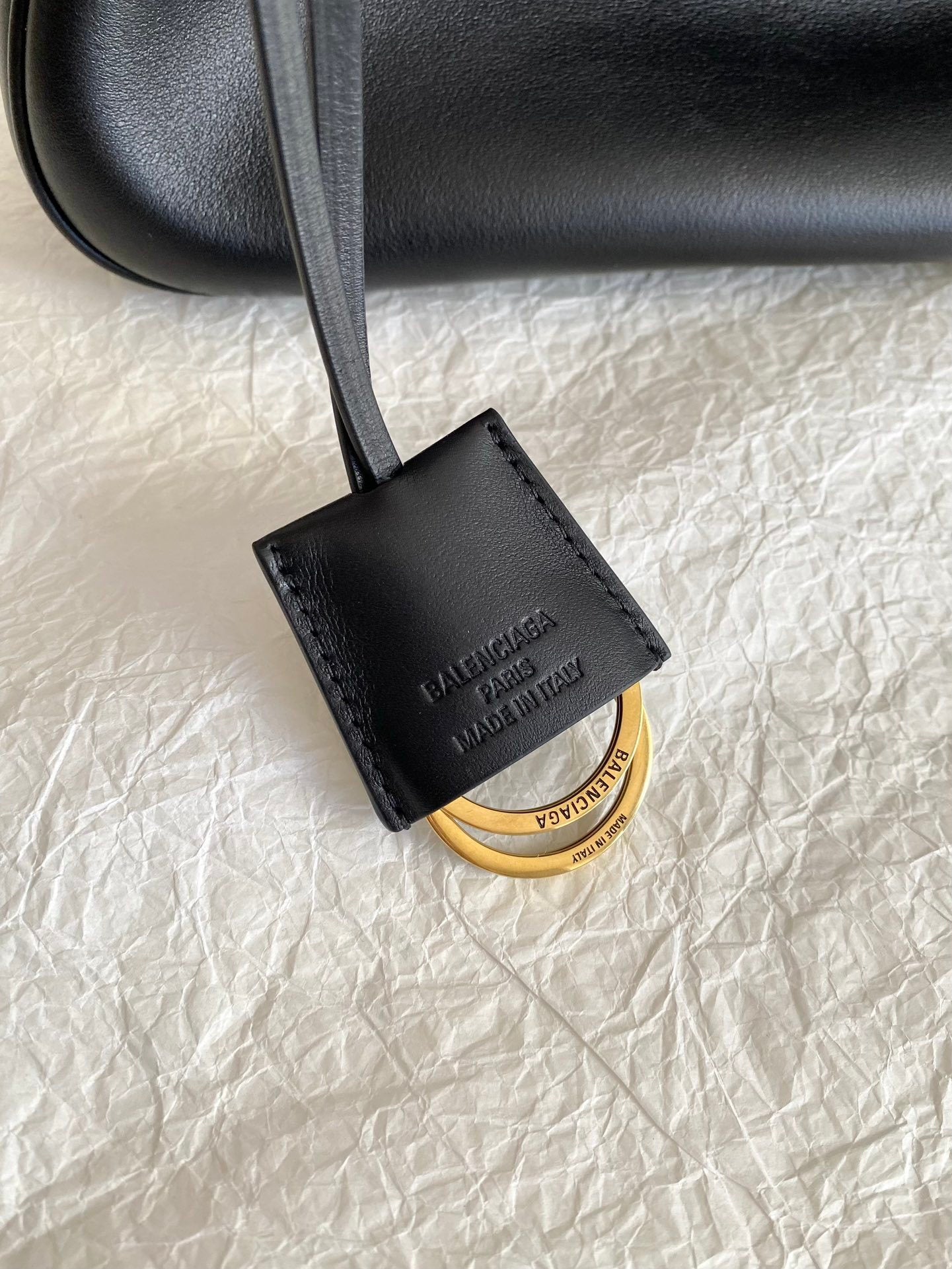 Balenciaga Bel Air Small Black Hobo Bag with Turn Lock