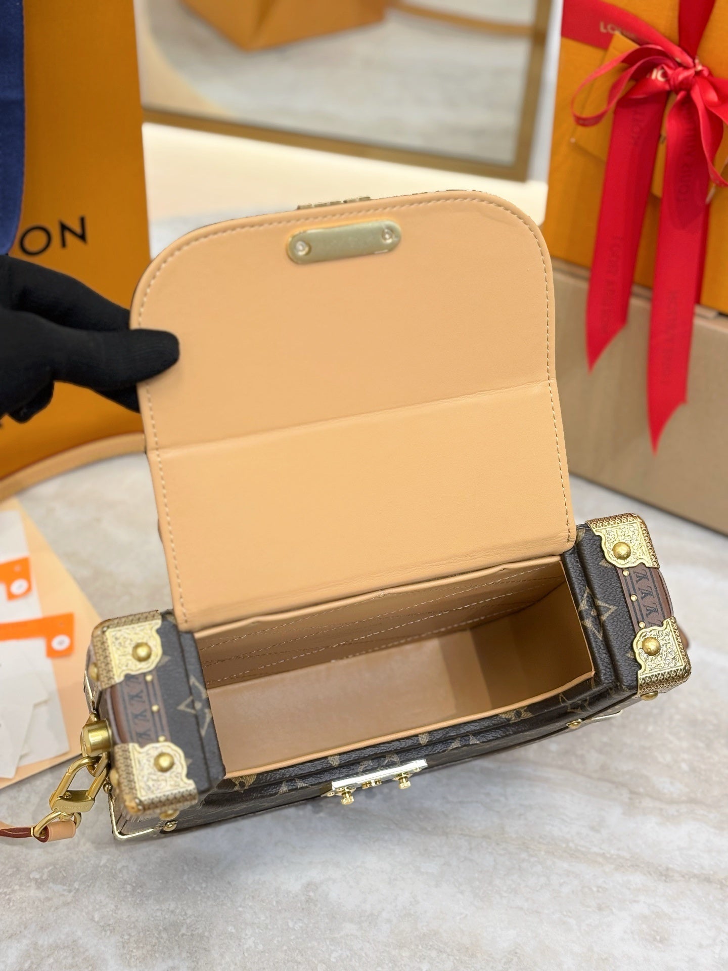Louis Vuitton Montsouris Trunk Backpack in Monogram Canvas