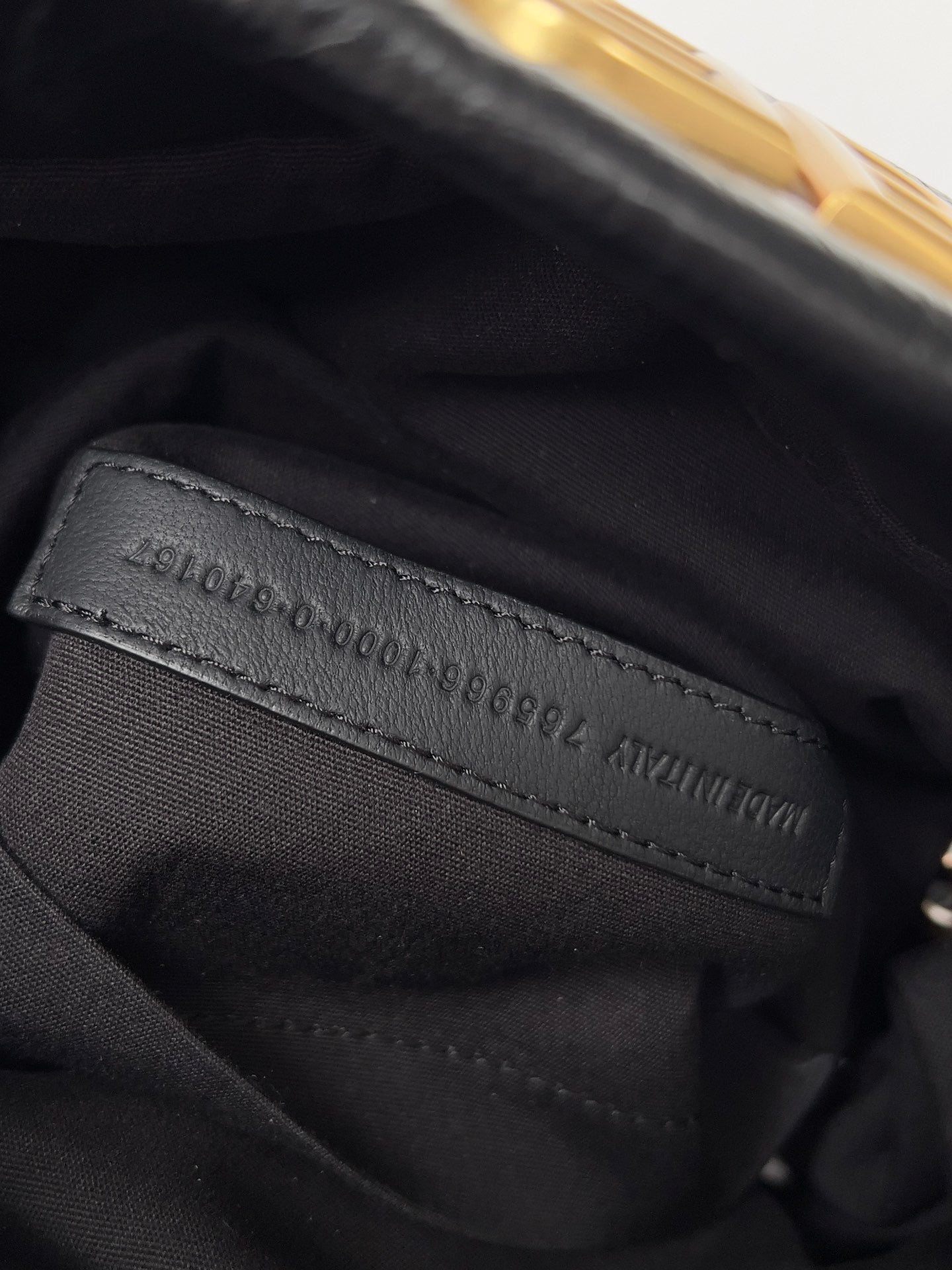 Balenciaga Monaco Black Crinkled Calfskin Shoulder Bag