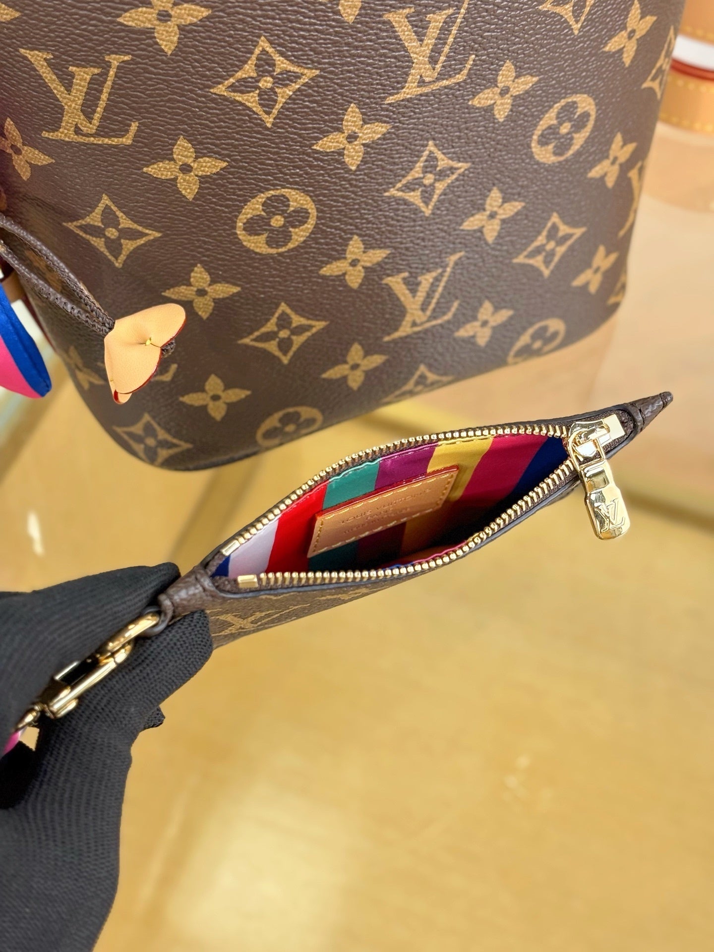 Louis Vuitton All In BB Bag in Monogram Canvas with Pink Lining