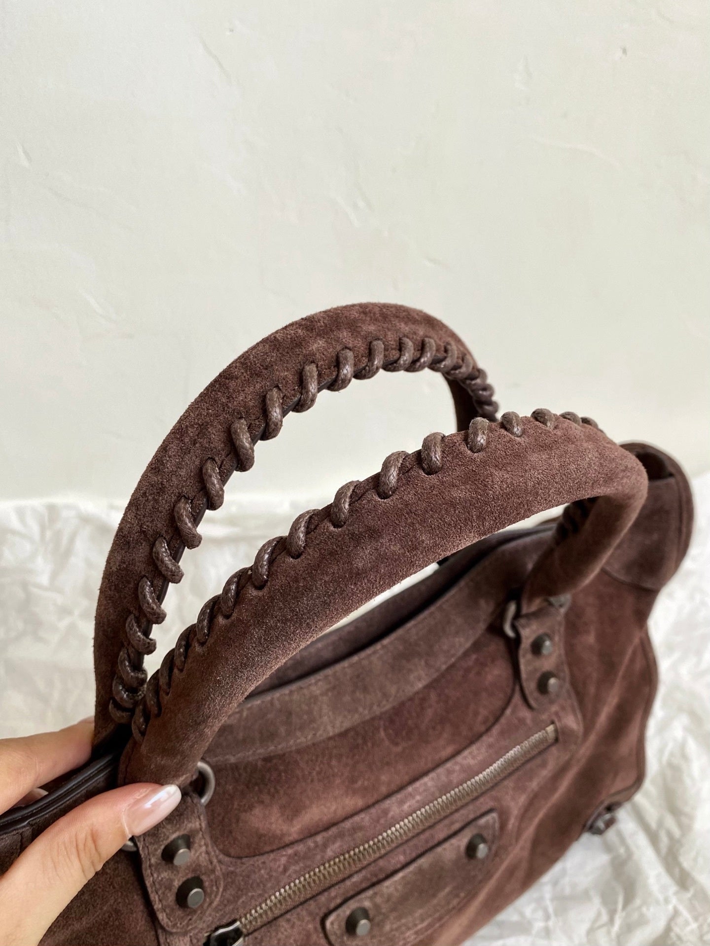 Balenciaga Le City Medium Leather Bag