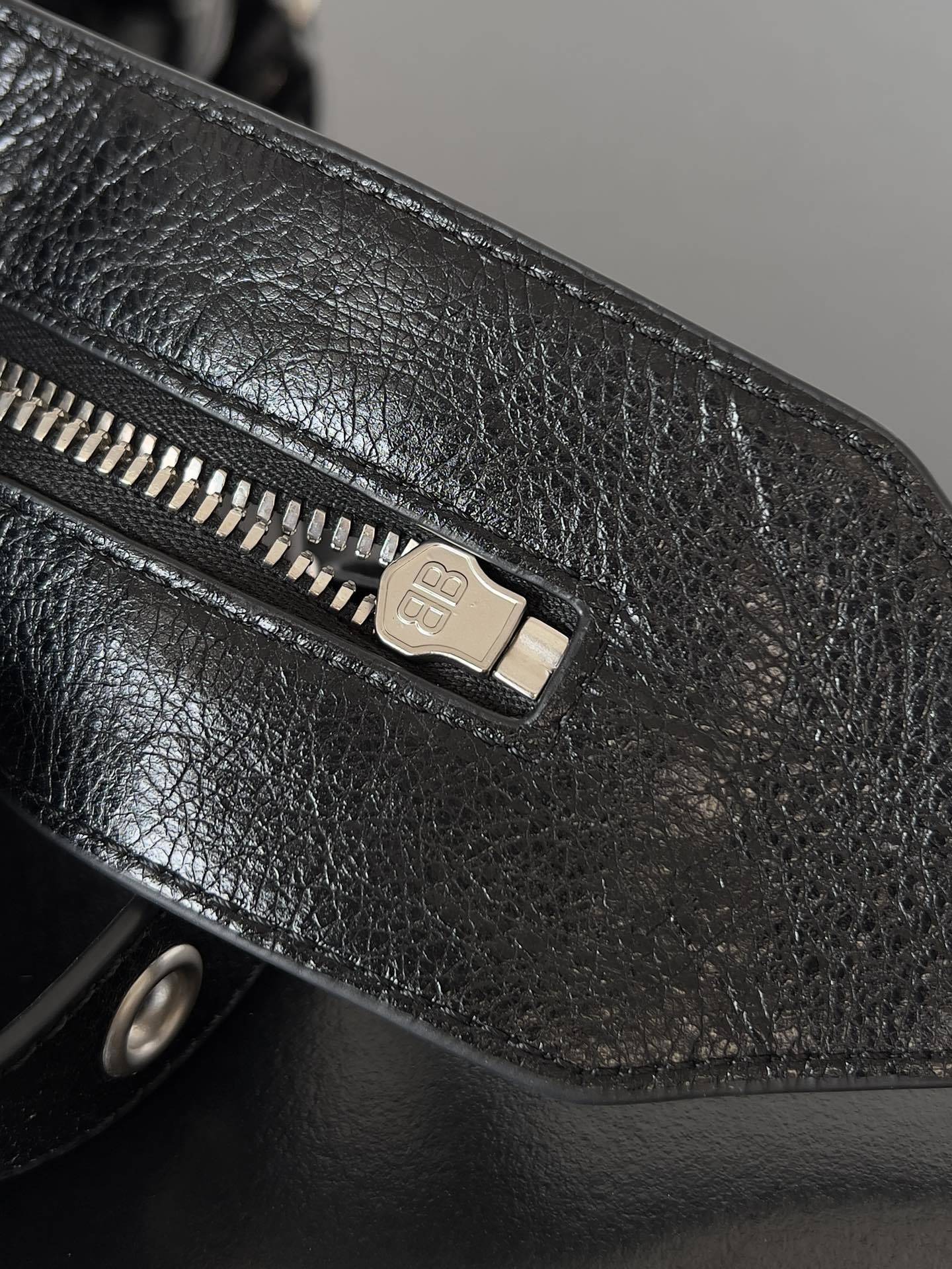 Balenciaga Neo Cagole City Black Rhinestone Handbag
