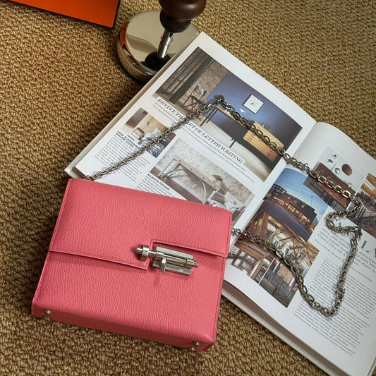 Hermès Verrou Chaine Mini Rose Lipstick