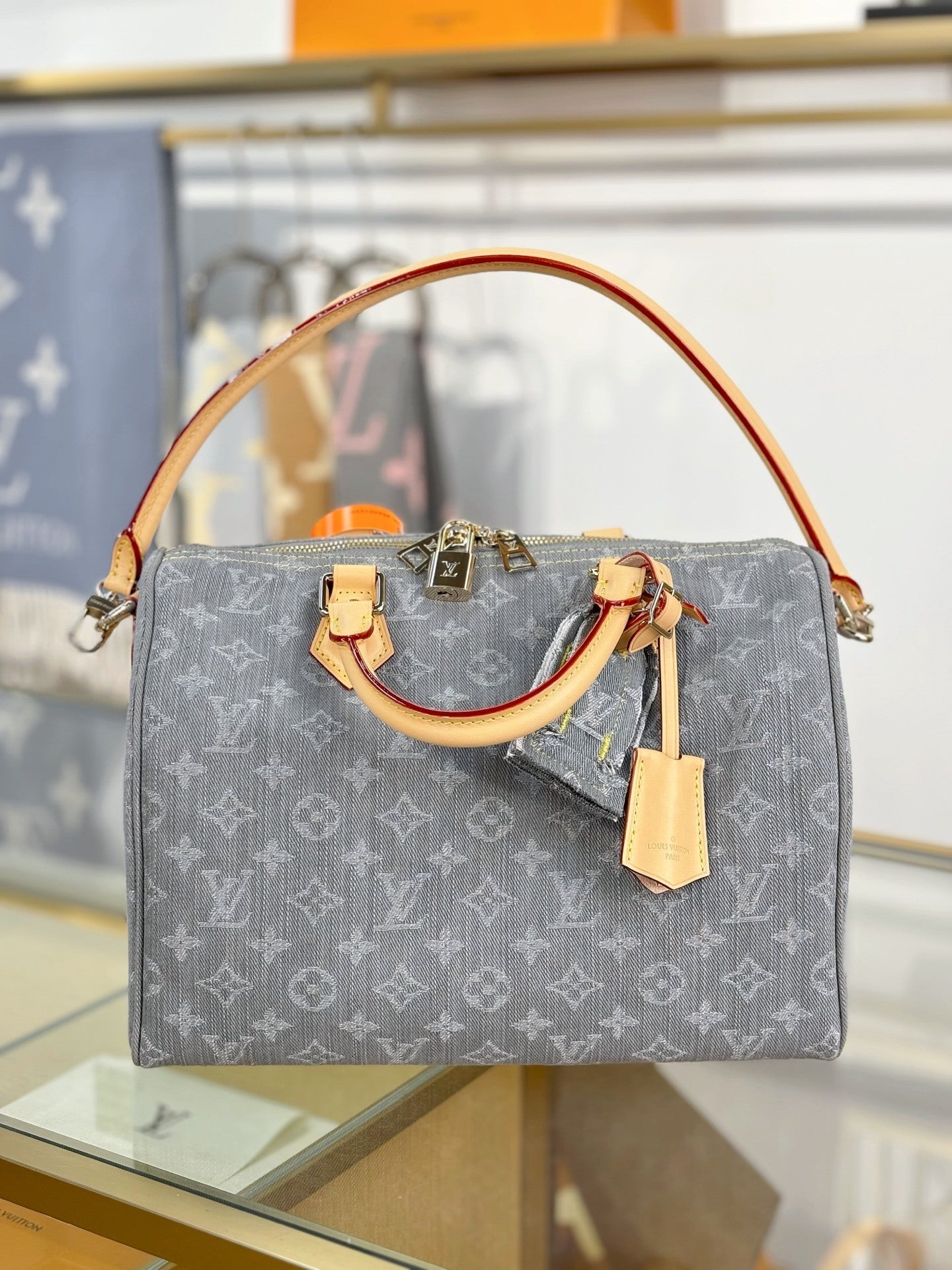 Louis Vuitton Speedy Soft 30 in Monogram Denim