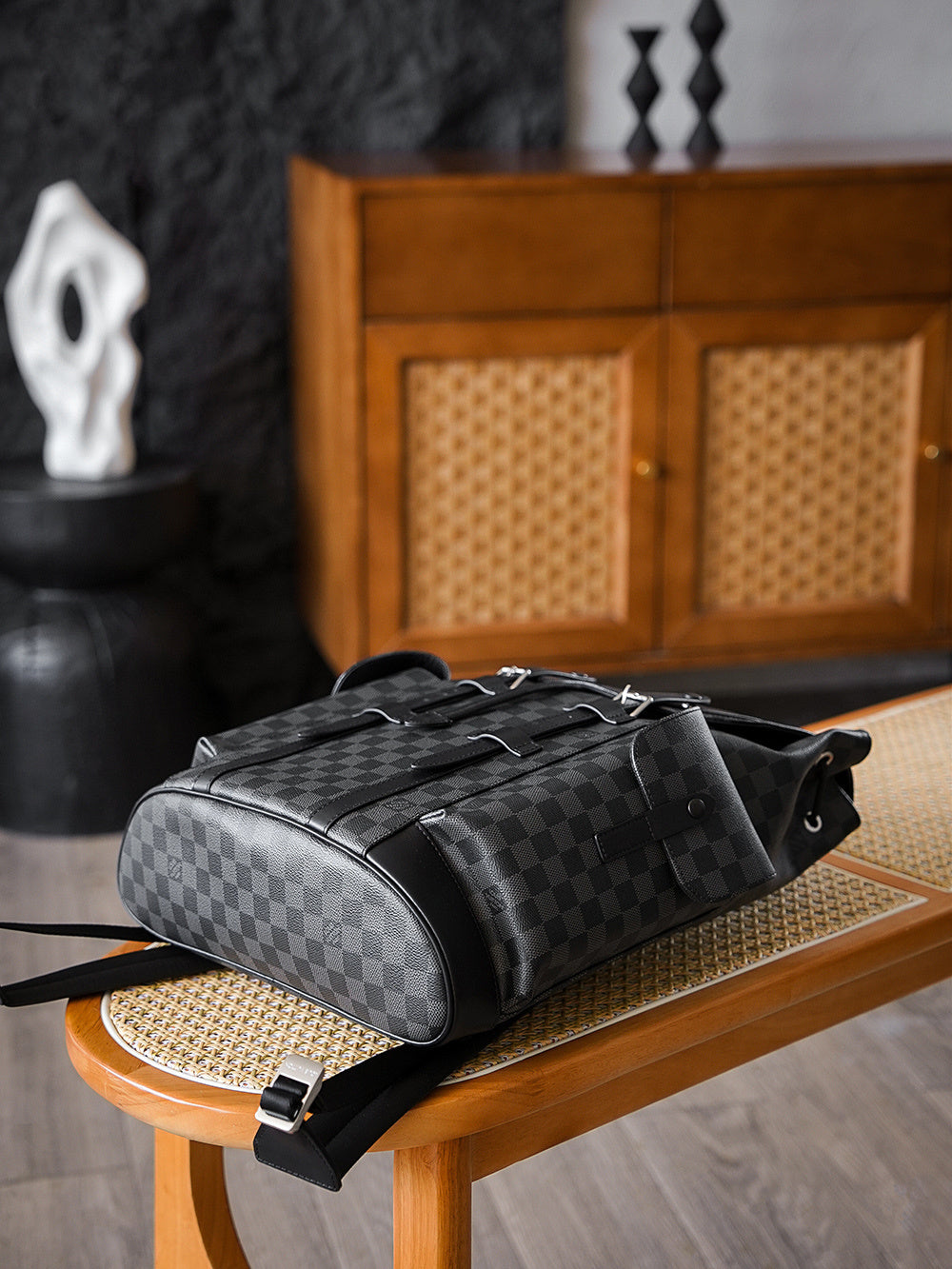 Louis Vuitton Christopher PM Backpack in Damier Graphite