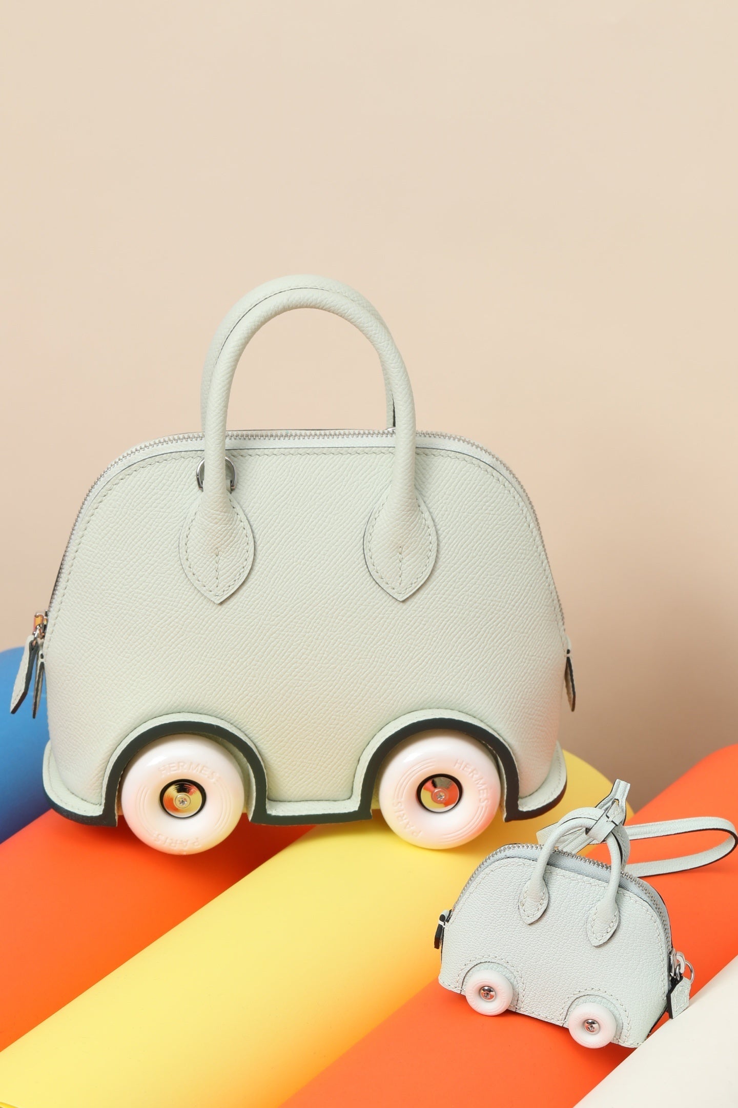 Hermès Bolide on Wheels – Iconic Designer Bag with Miniature Wheels