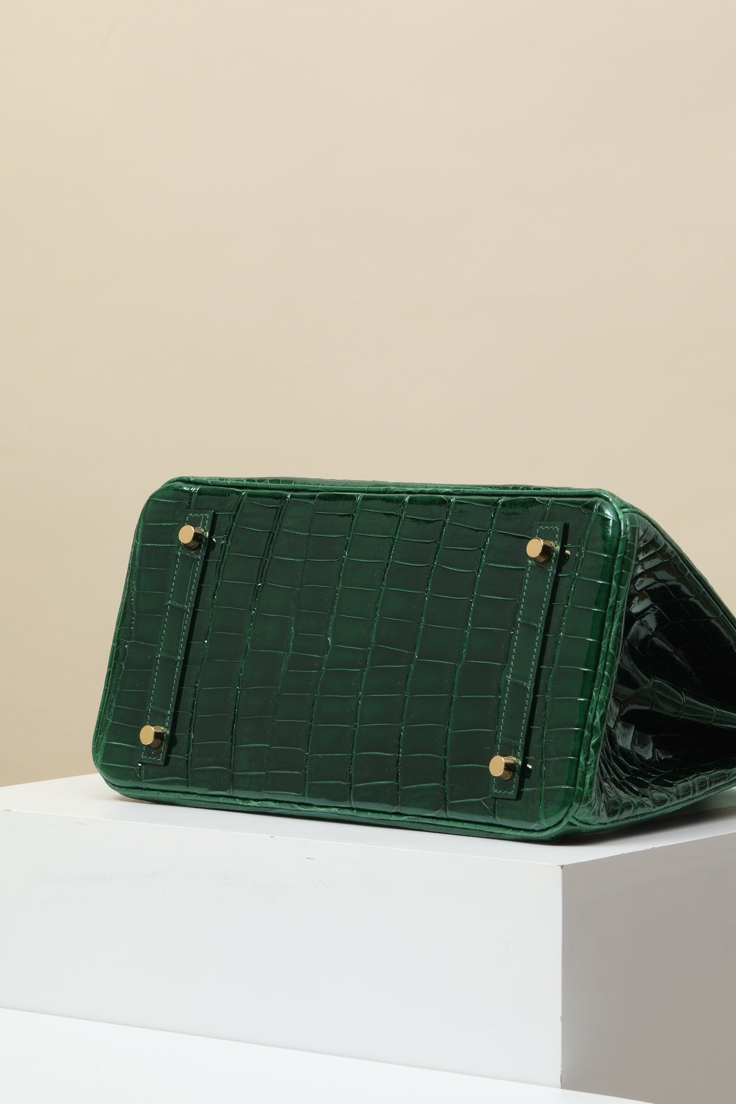 Hermès Birkin 30 Vert Emerald Crocodile Gold