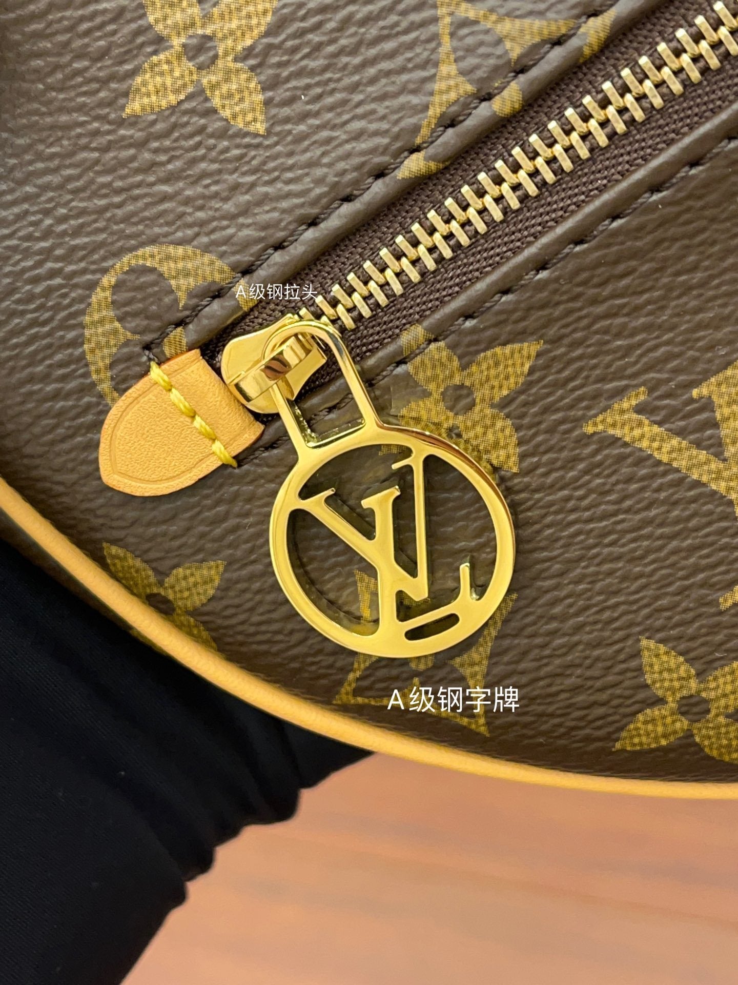 Louis Vuitton Loop Bag in Monogram Canvas with Natural Cowhide Leather Trim