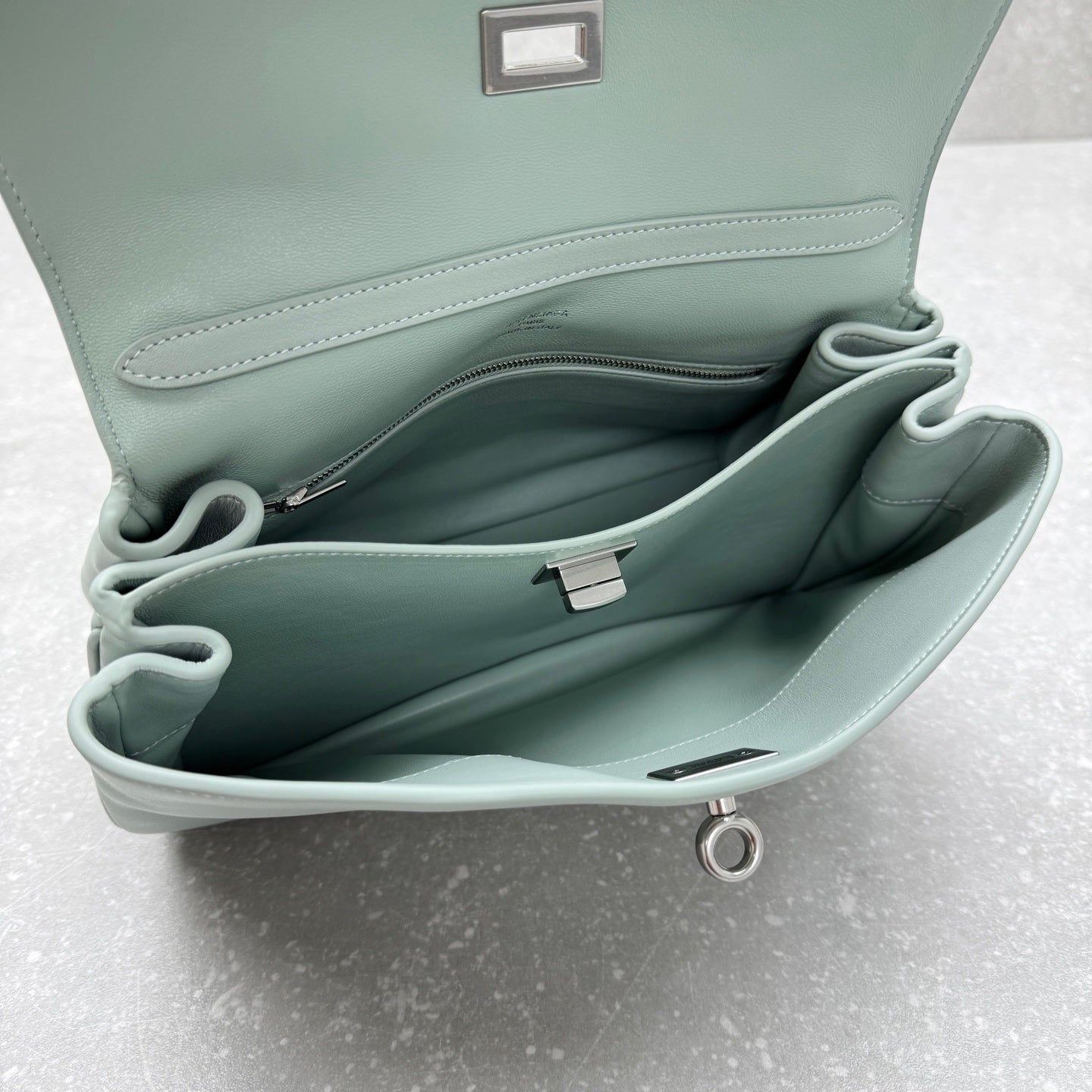 Balenciaga Rodeo Small Mineral Green Leather Bag