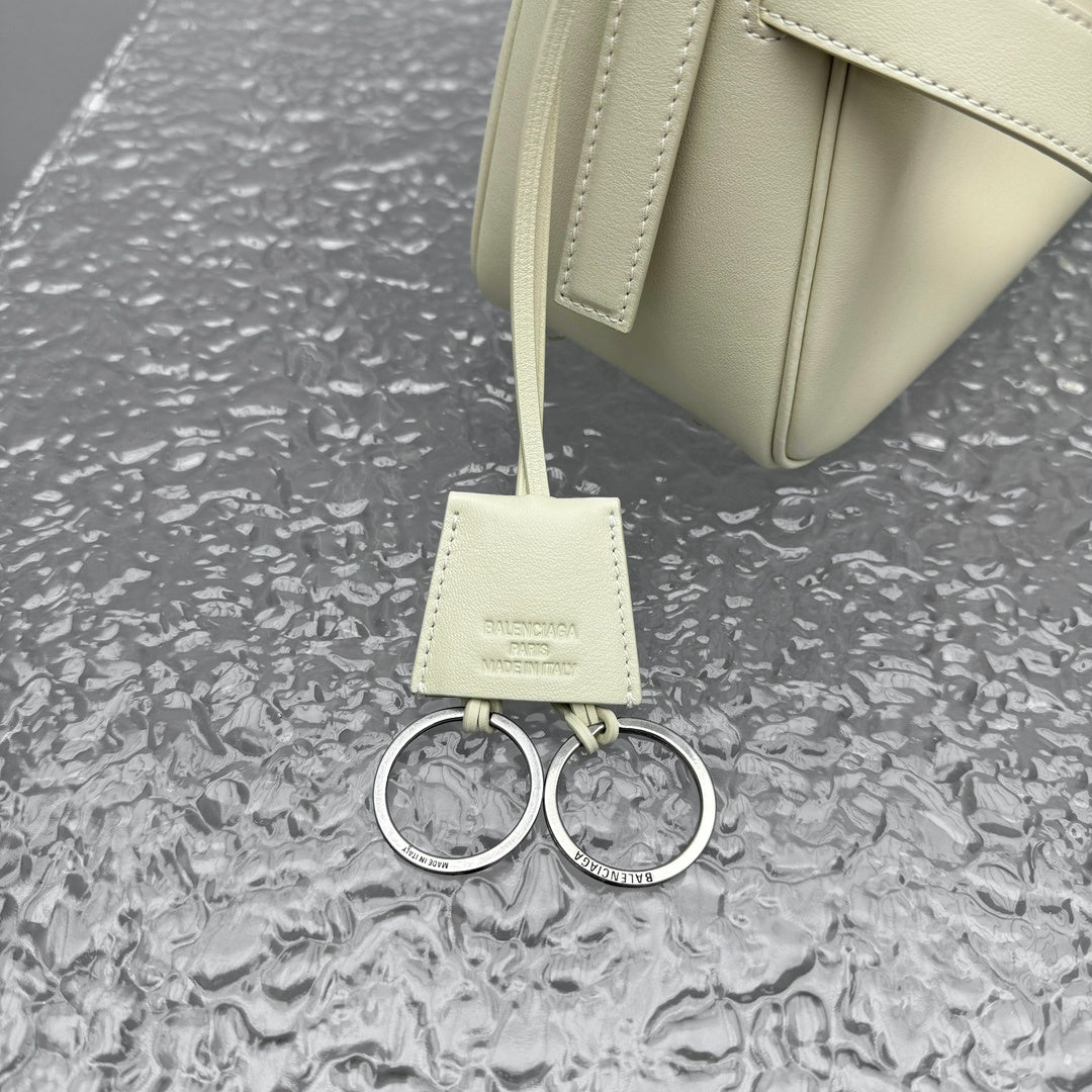 Balenciaga Bel Air Small Shoulder Bag | Silver Hardware Luxury Handbag