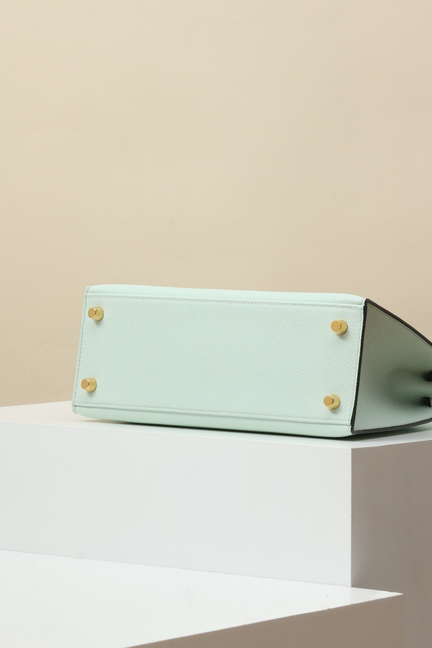 Hermès Kelly 25 Sellier Vert Peppermint Epsom