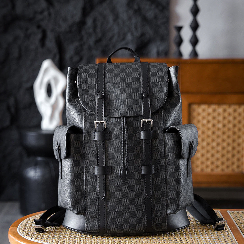 Louis Vuitton Christopher PM Backpack in Damier Graphite