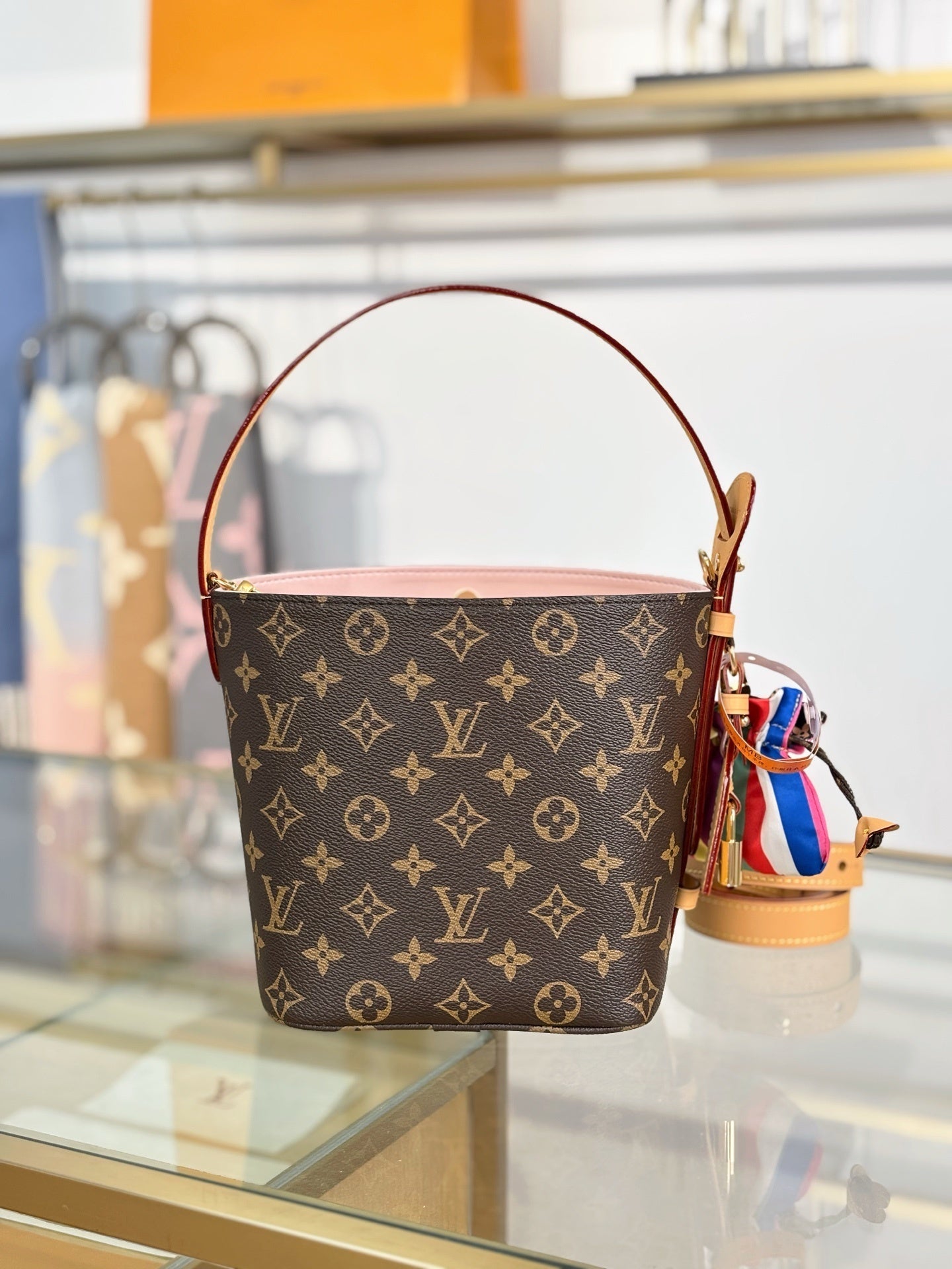 Louis Vuitton All In BB Bag in Monogram Canvas with Pink Lining