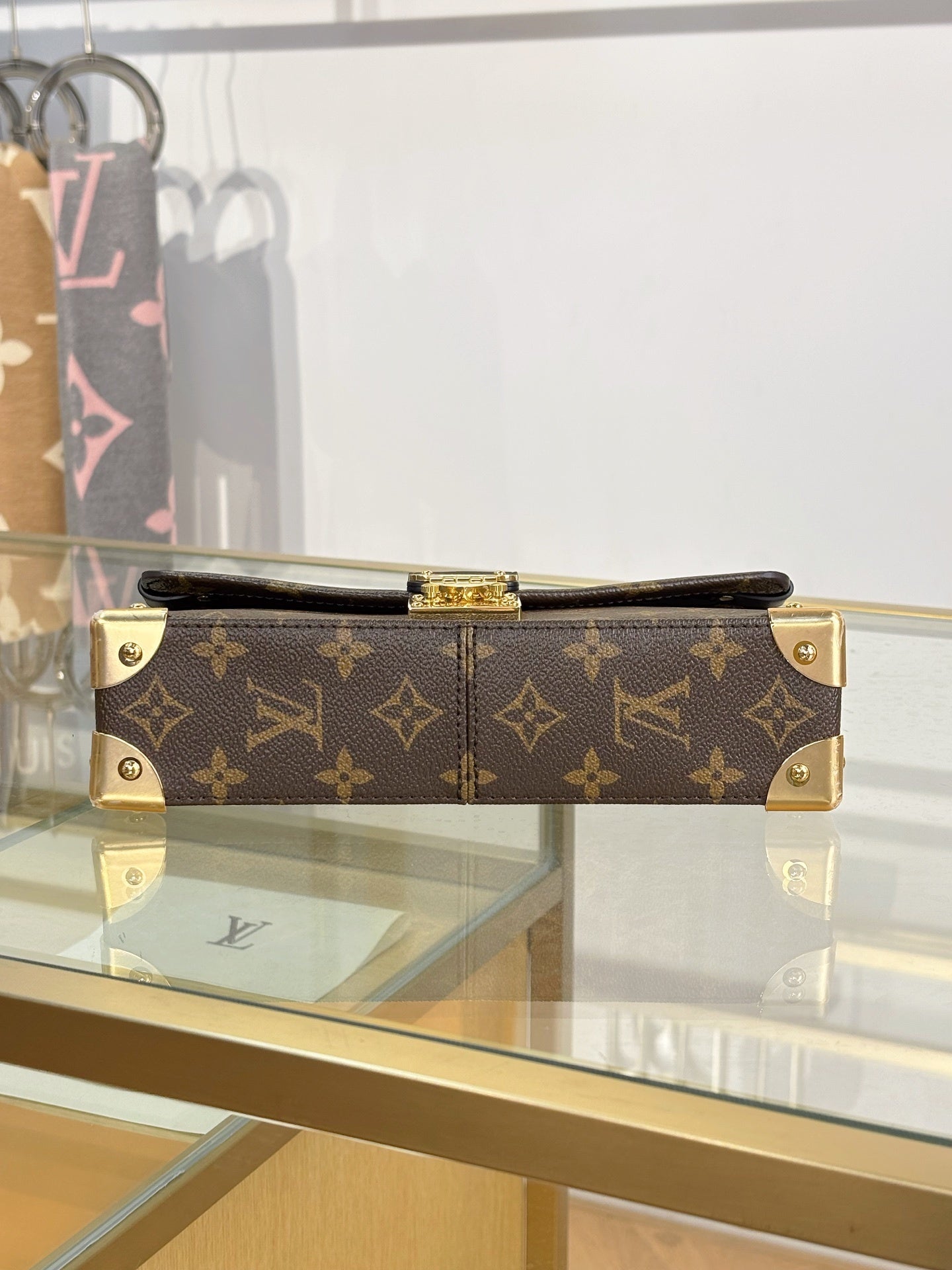 Louis Vuitton Monogram Trunkie Handbag in Iconic Monogram Canvas