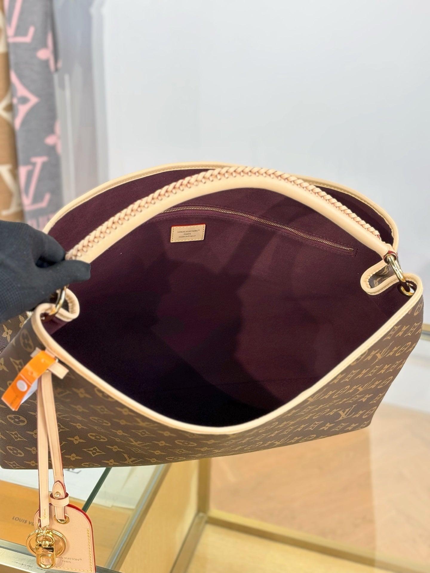 Louis Vuitton Again Handbag in Monogram Canvas
