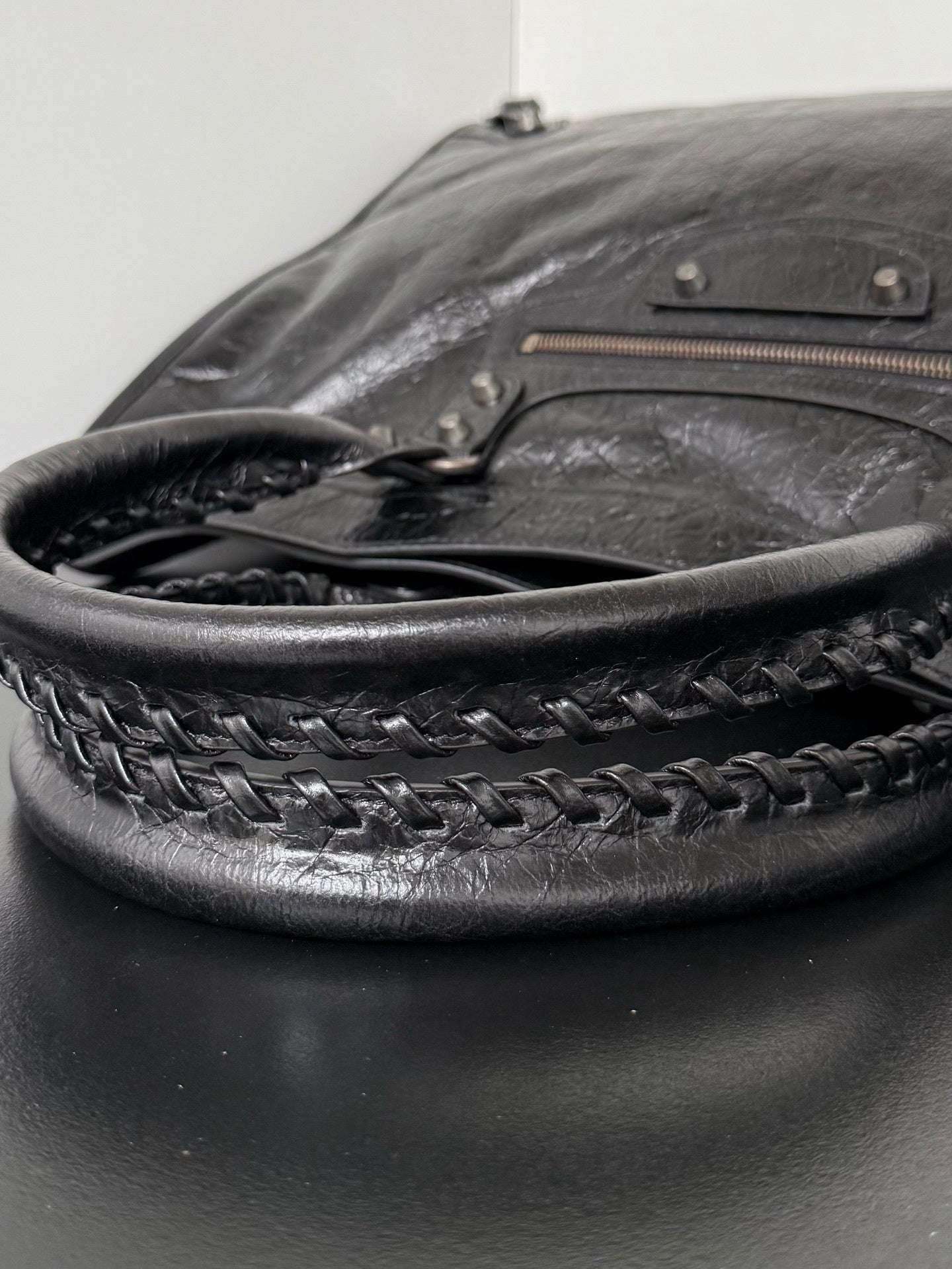 Balenciaga Le City Large Arena Lambskin Bag