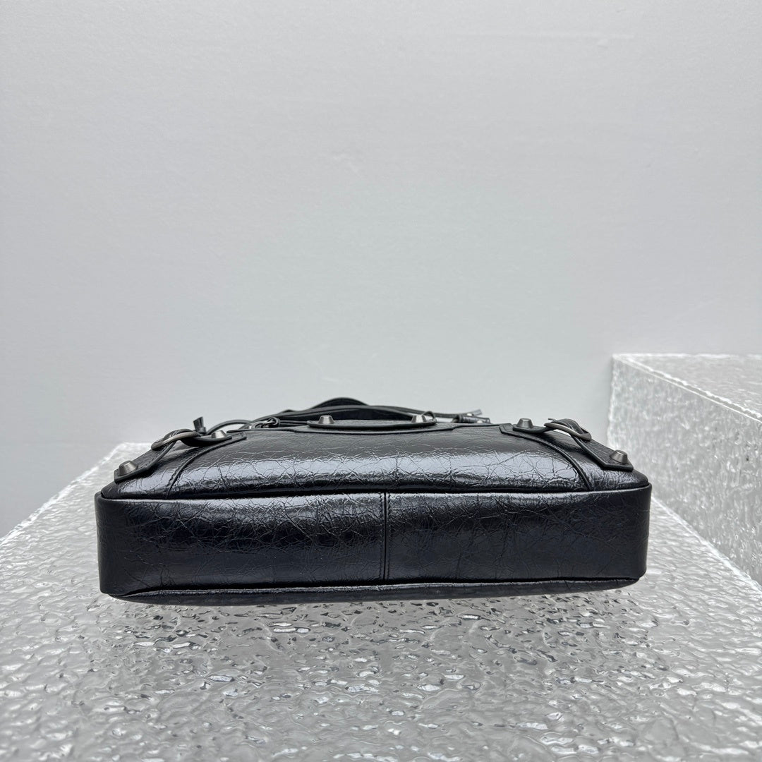 Balenciaga Le City First Black Arena Lambskin