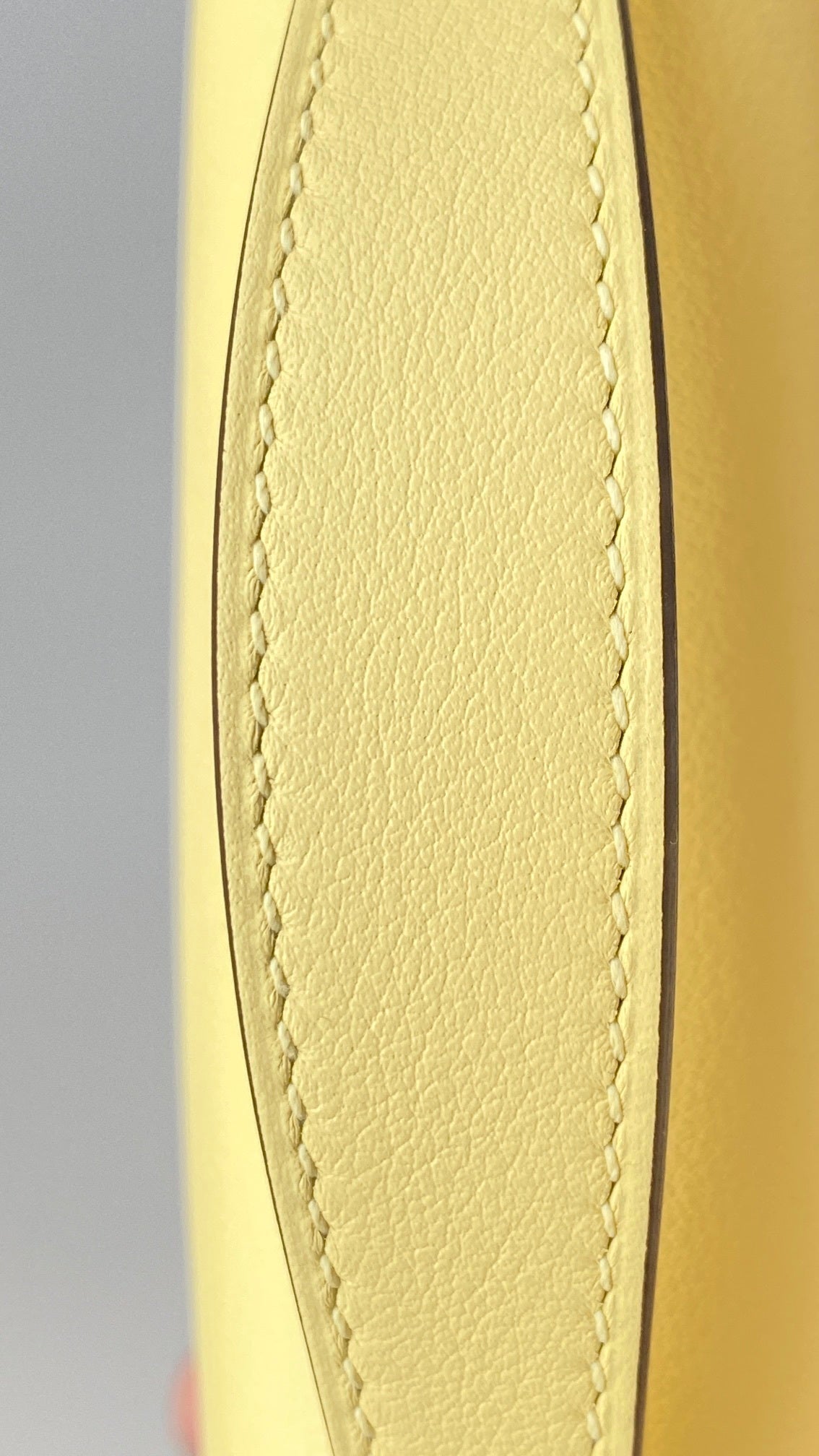 Hermès Kelly Pochette Yellow Swift Leather