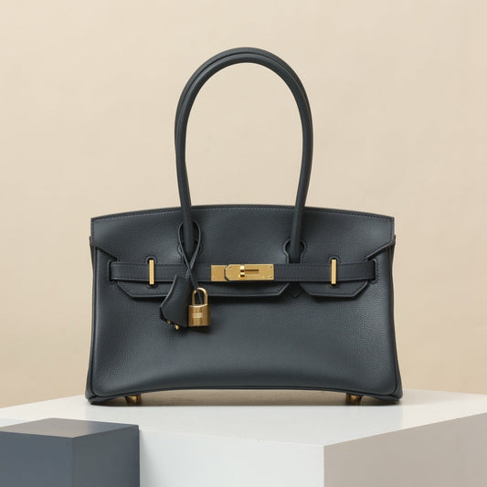 Hermès Birkin 30 Bleu Indigo Epsom Leather with Rose Gold Hardware