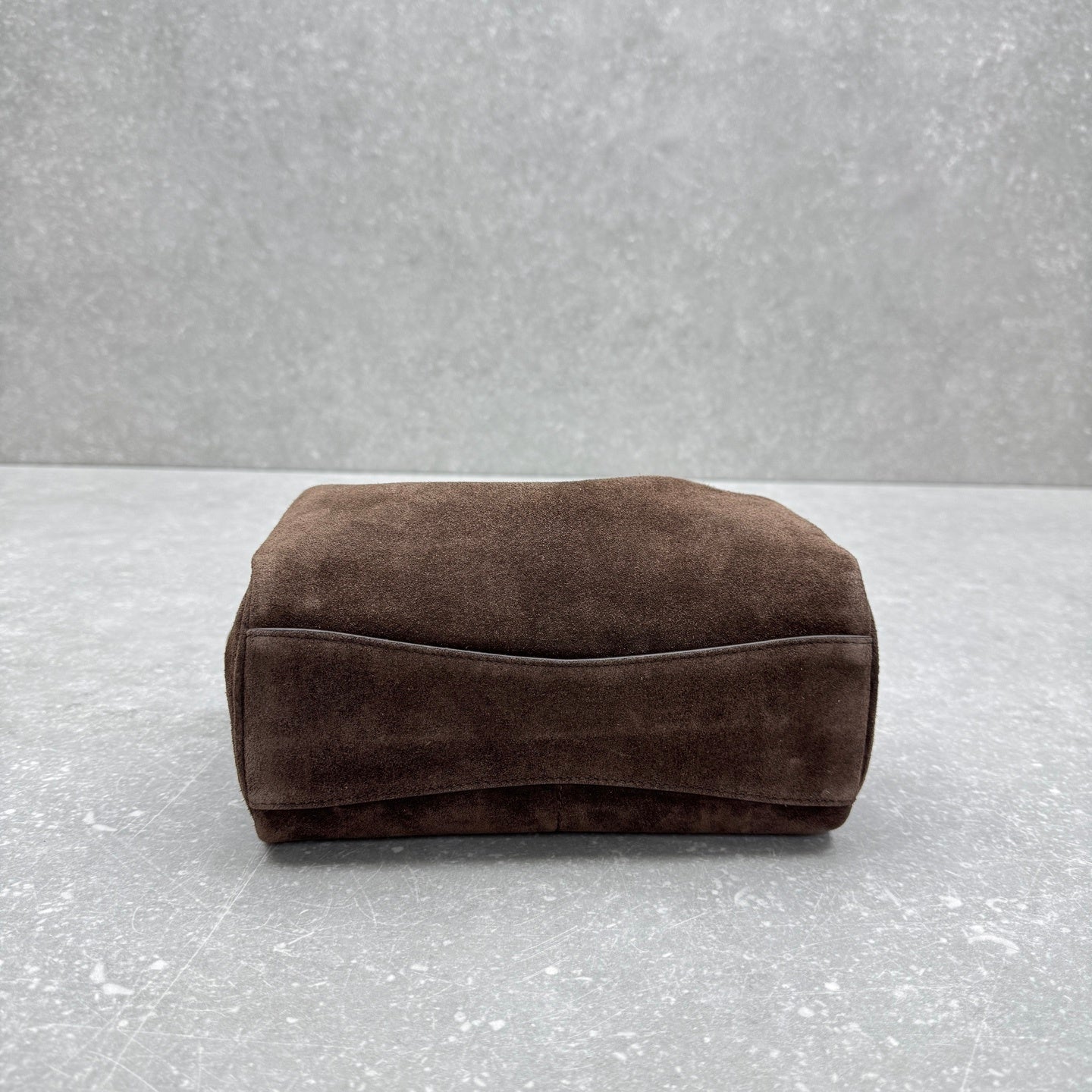 Balenciaga Rodeo Suede Camera Bag Brown Calfskin