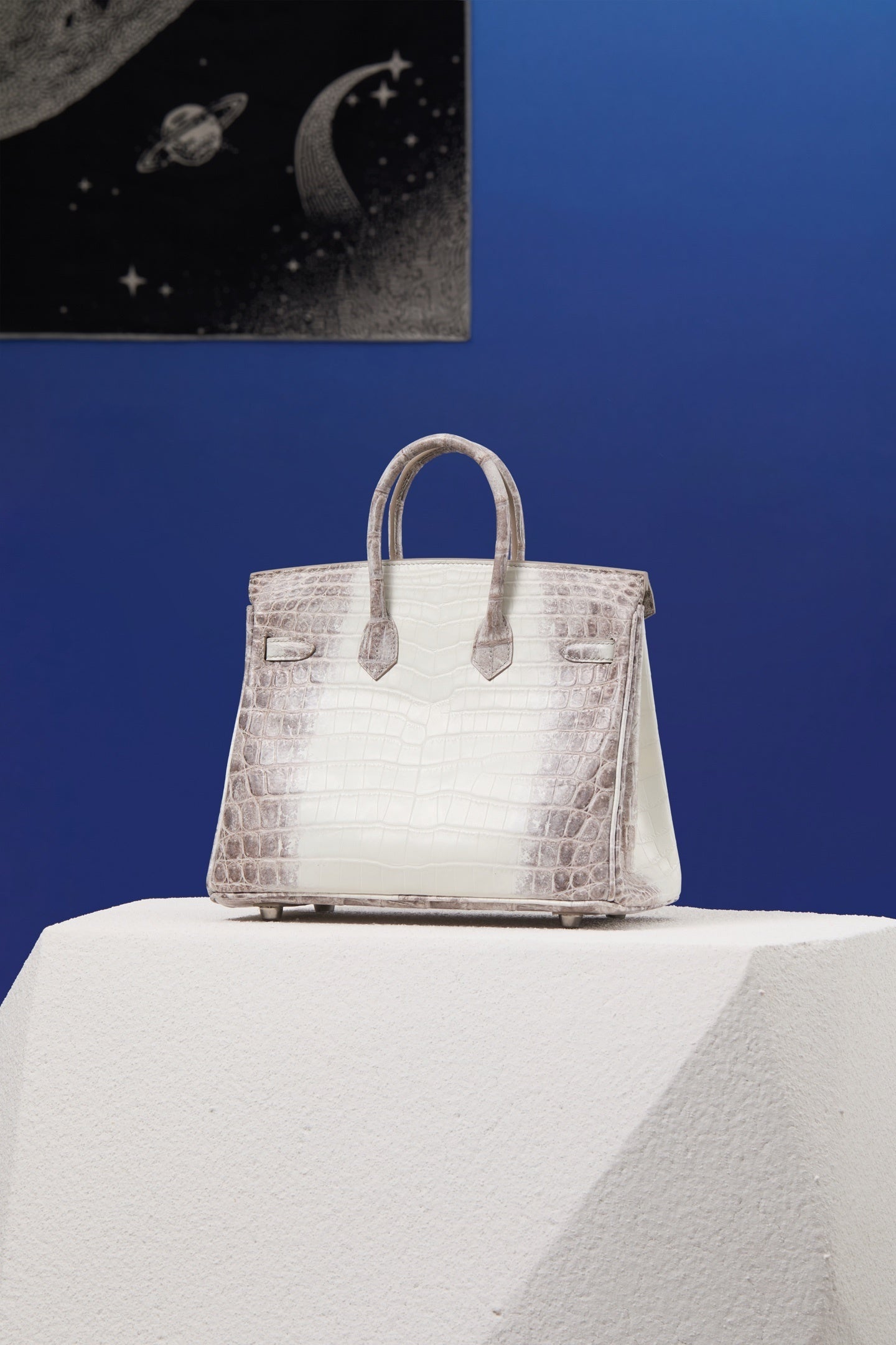 Hermès Birkin Himalaya Niloticus Crocodile – Iconic White & Grey Gradient Exotic Leather Bag