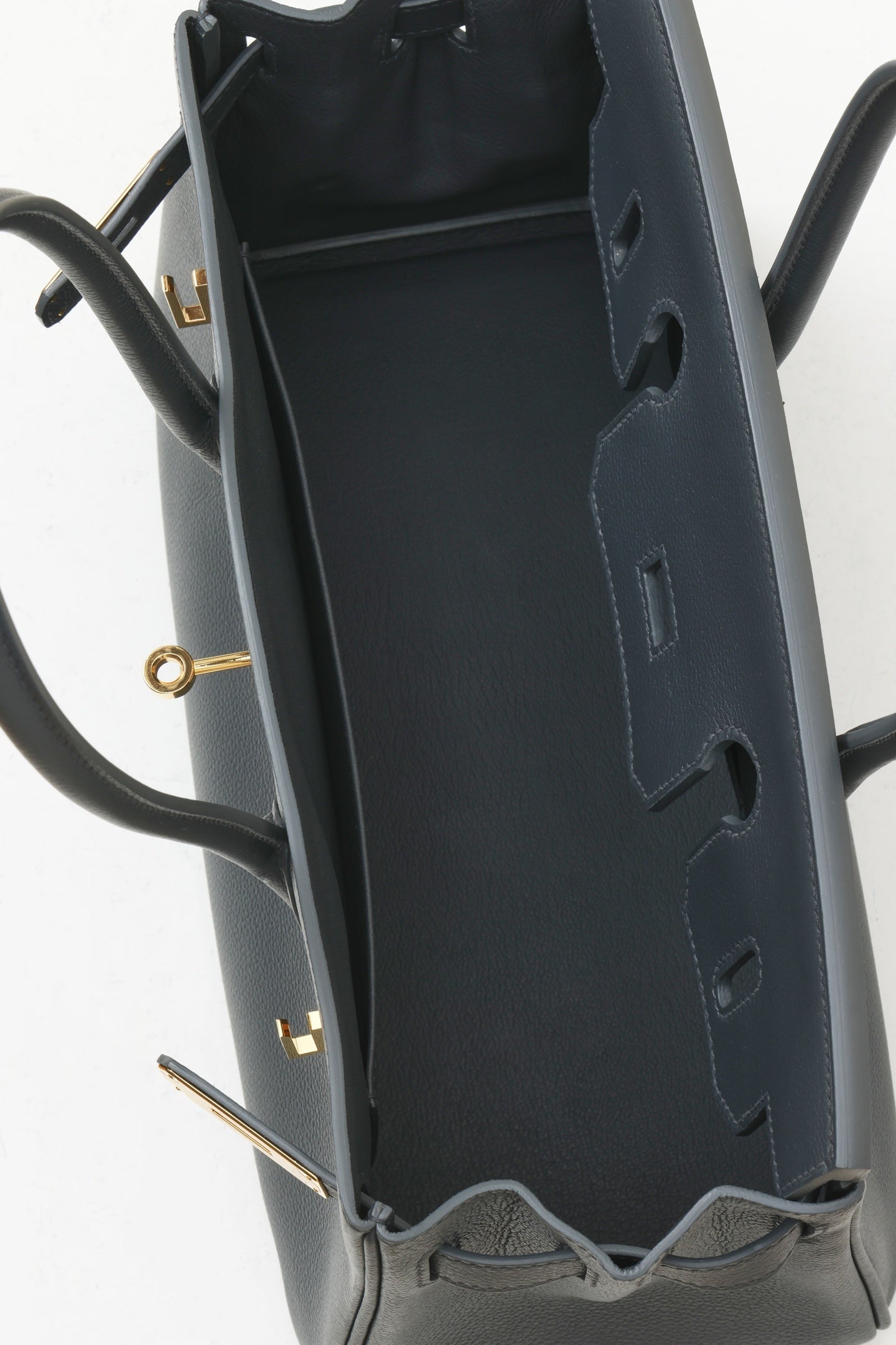 Hermès Birkin 30 Bleu Indigo Epsom Leather with Rose Gold Hardware