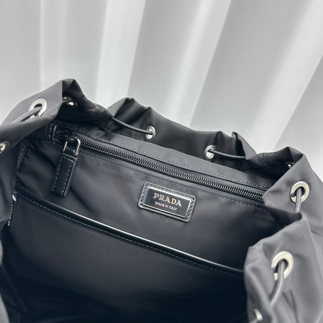 Prada Re-Nylon and Saffiano Leather Backpack