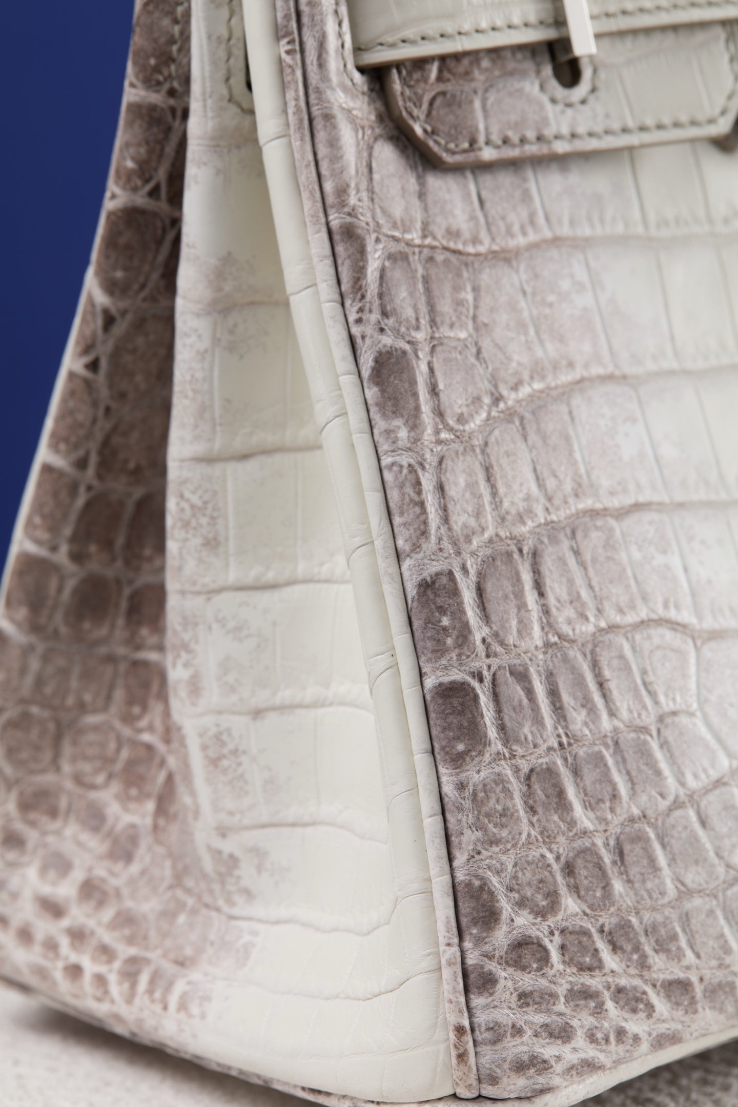 Hermès Birkin Himalaya Niloticus Crocodile – Iconic White & Grey Gradient Exotic Leather Bag