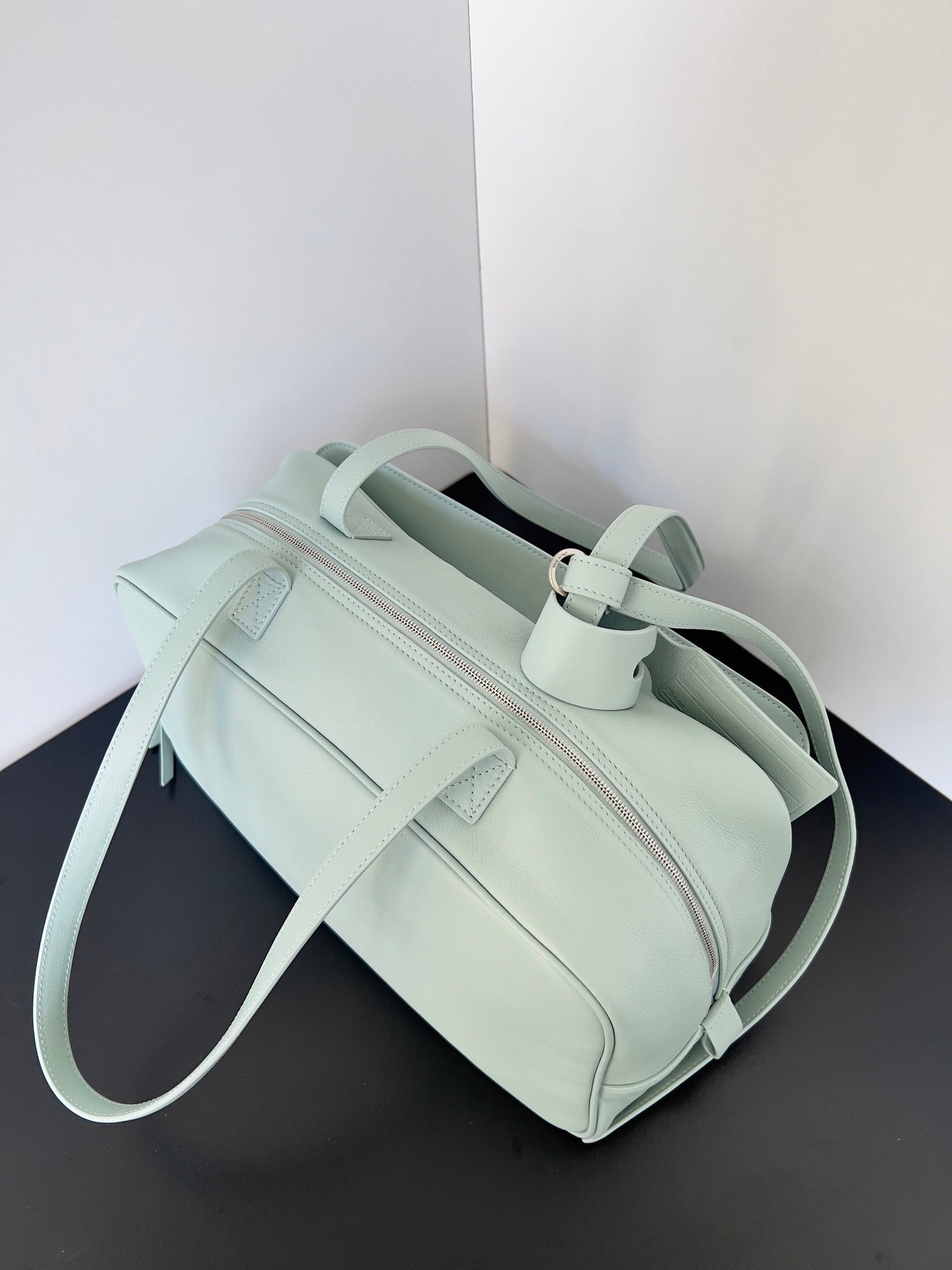 Balenciaga Carrie Bowling Bag Light Green