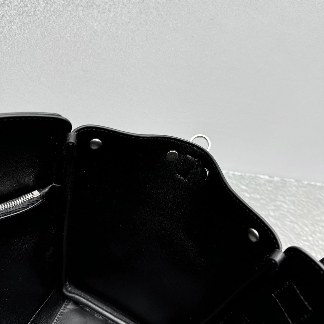 Balenciaga Bel Air Carry All Black Calfskin Luxury Tote Bag