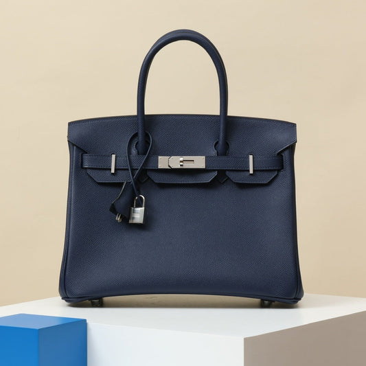Hermès Birkin 30 Bleu Saphir Palladium Hardware
