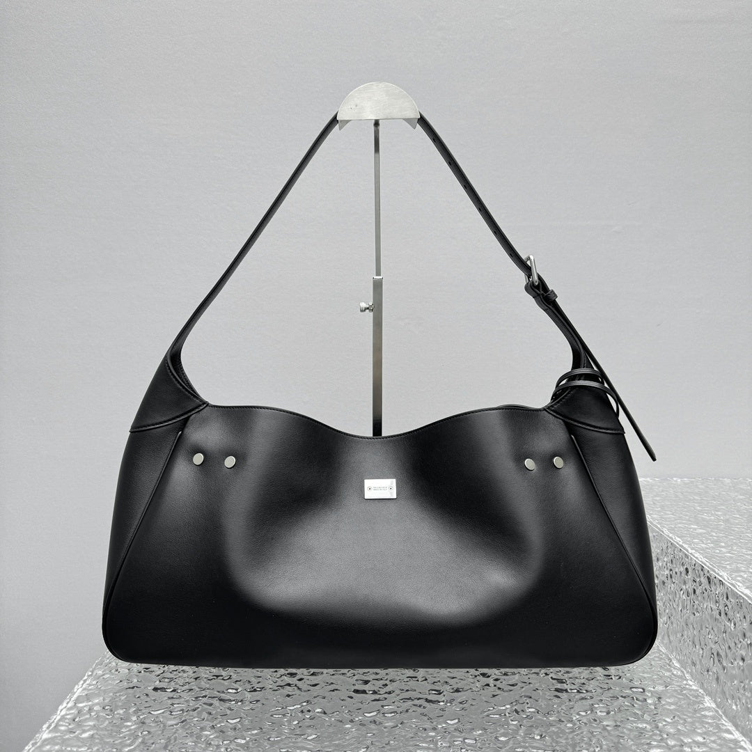 Balenciaga Bel Air Shoulder Bag | Luxury Leather Handbag with Turn-Lock Closure