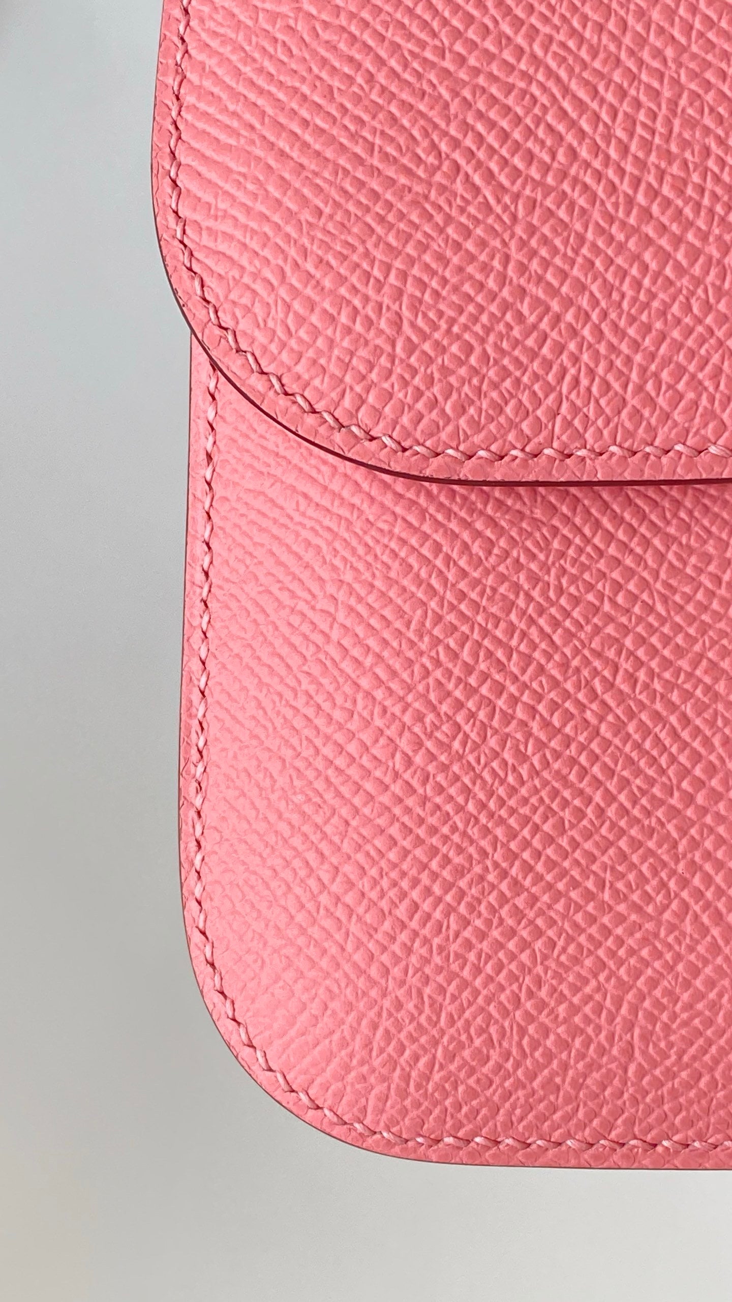 Hermès Constance Mini 18 Rose Confetti Epsom