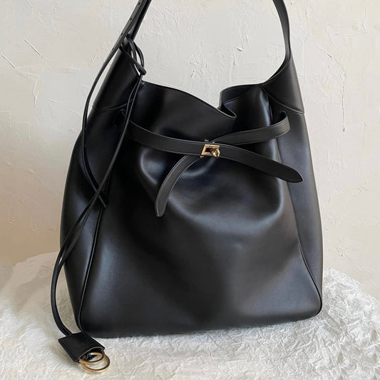 Balenciaga Bel Air Hobo Bag with Belt Buckle Detail