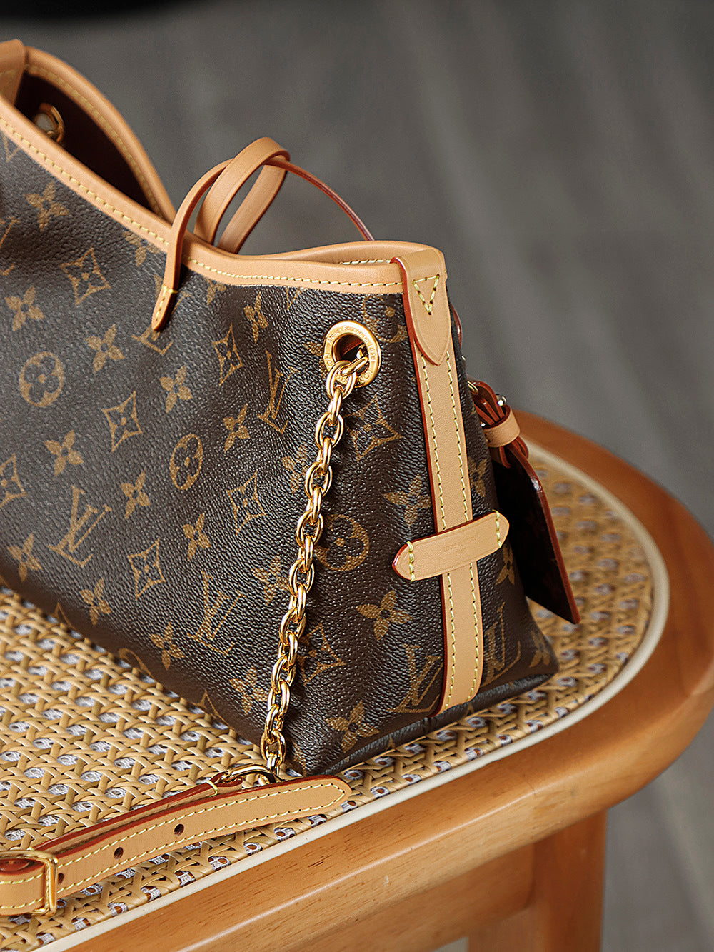 Louis Vuitton CarryAll BB Bag in Monogram Canvas
