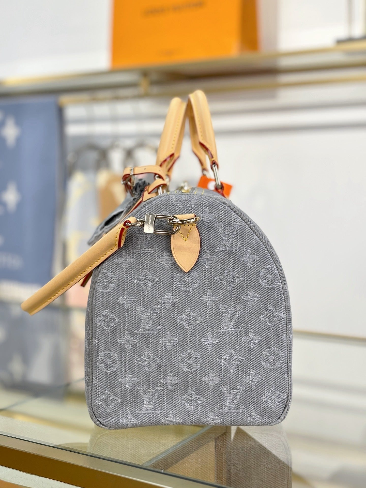 Louis Vuitton Speedy Soft 30 in Monogram Denim