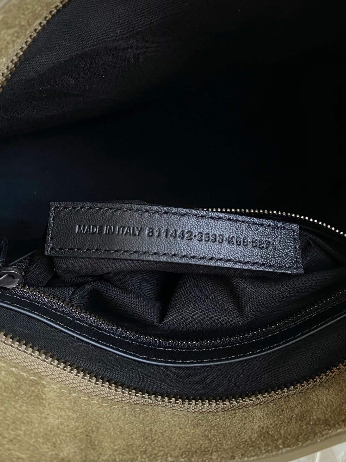 Balenciaga Le City Suede Brass Hardware Bag