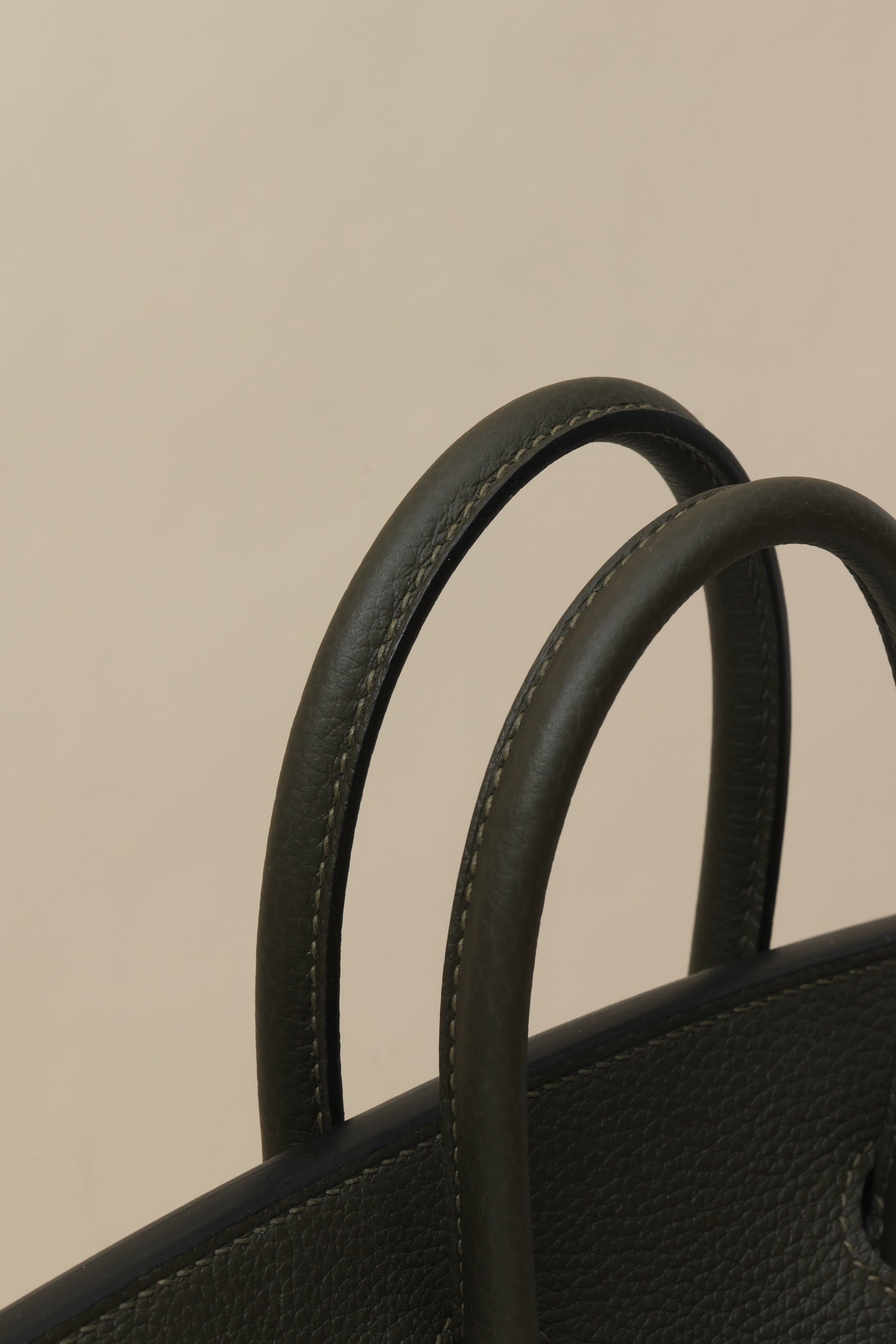 Hermès Birkin 25 Togo Leather Palladium Hardware