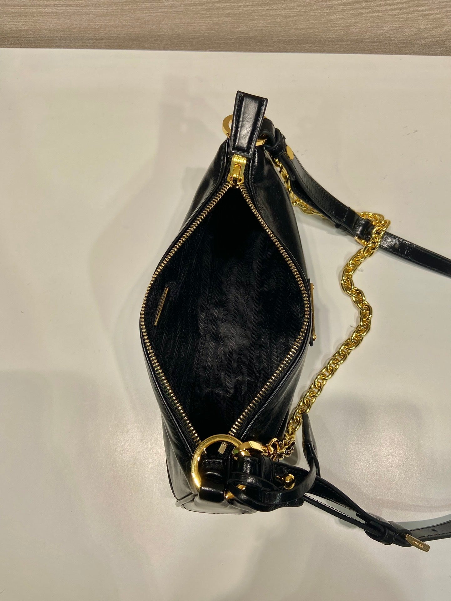 Prada Re-Edition 2002 Medium Leather Shoulder Bag