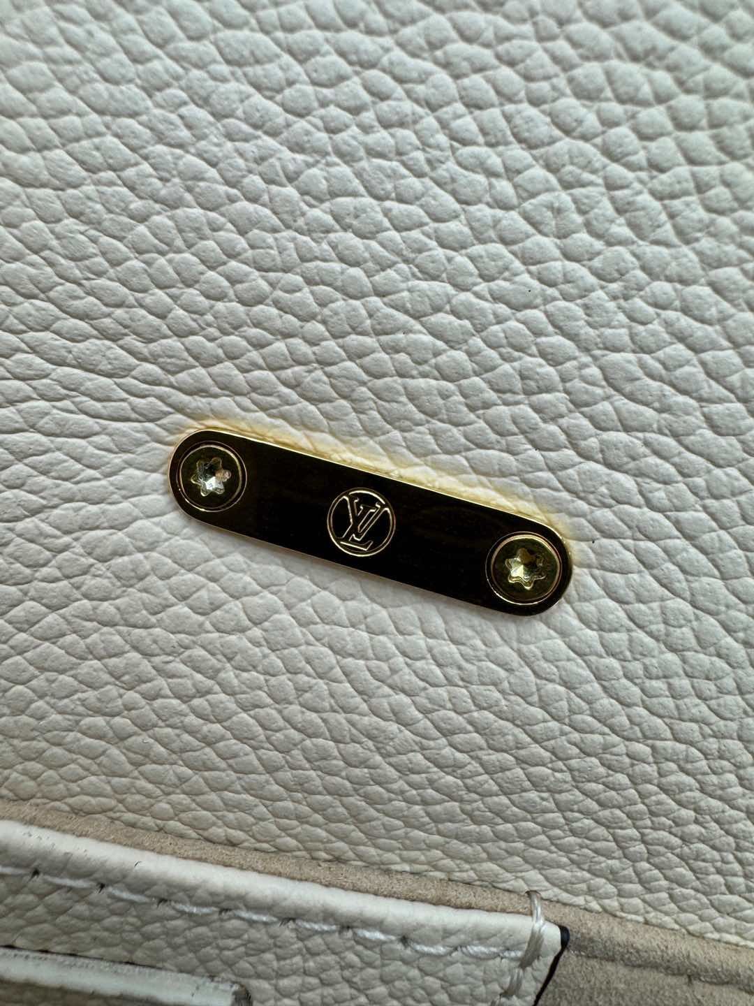 Louis Vuitton Nano Madeleine Bag in Crème Monogram Empreinte Leather