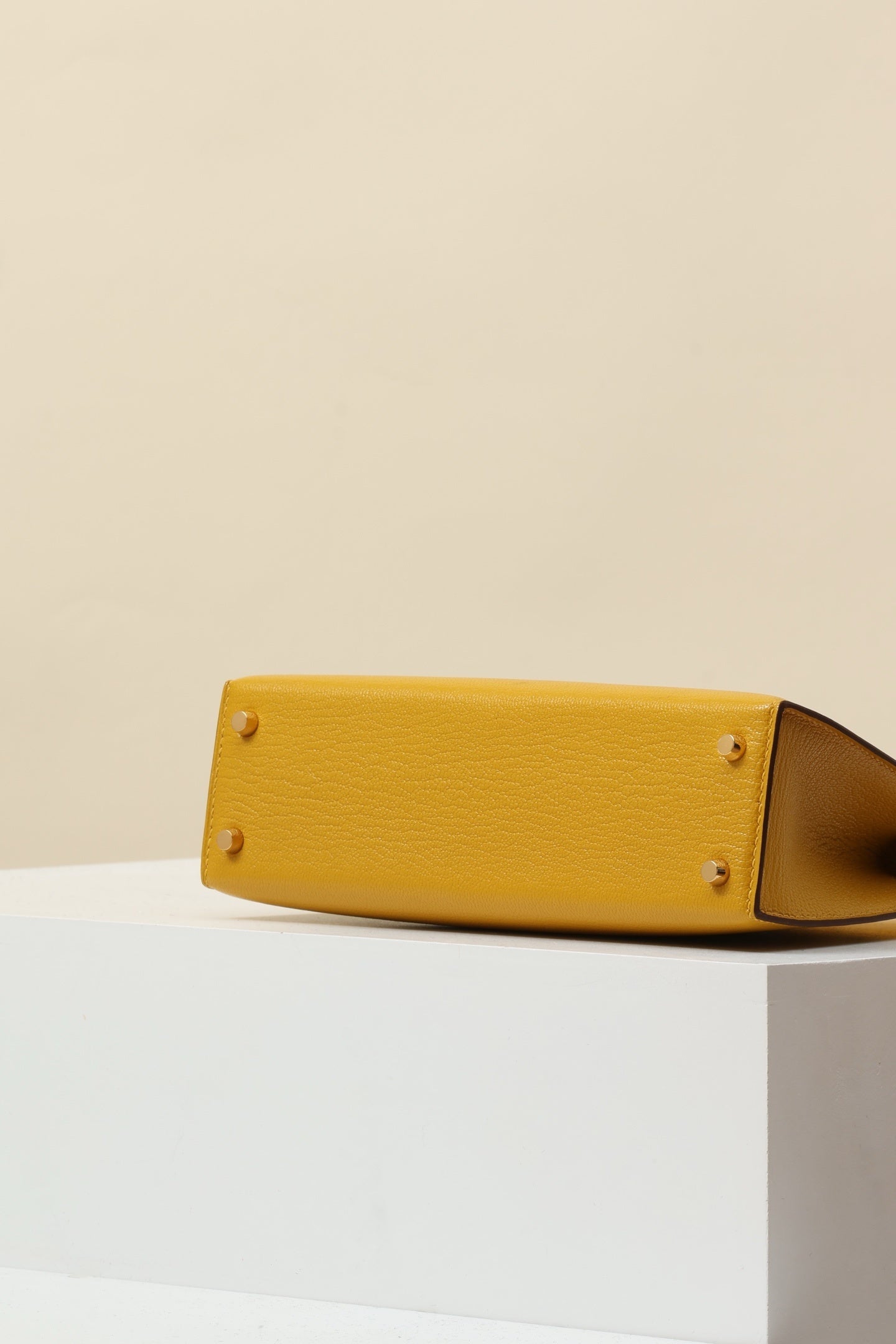 Hermès Mini Kelly 20 Yellow Epsom Leather