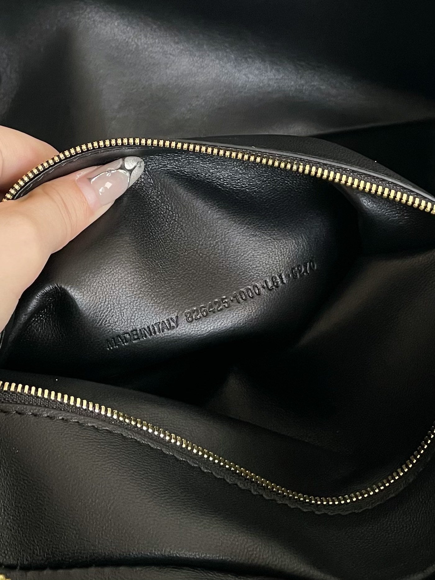 Balenciaga Carrie Medium Black Leather Bowling Bag