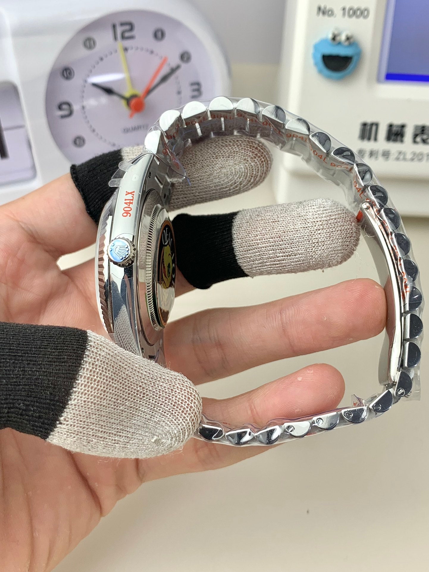 Rolex Day-Date with Blue Dial, Fluted Bezel & President Bracelet